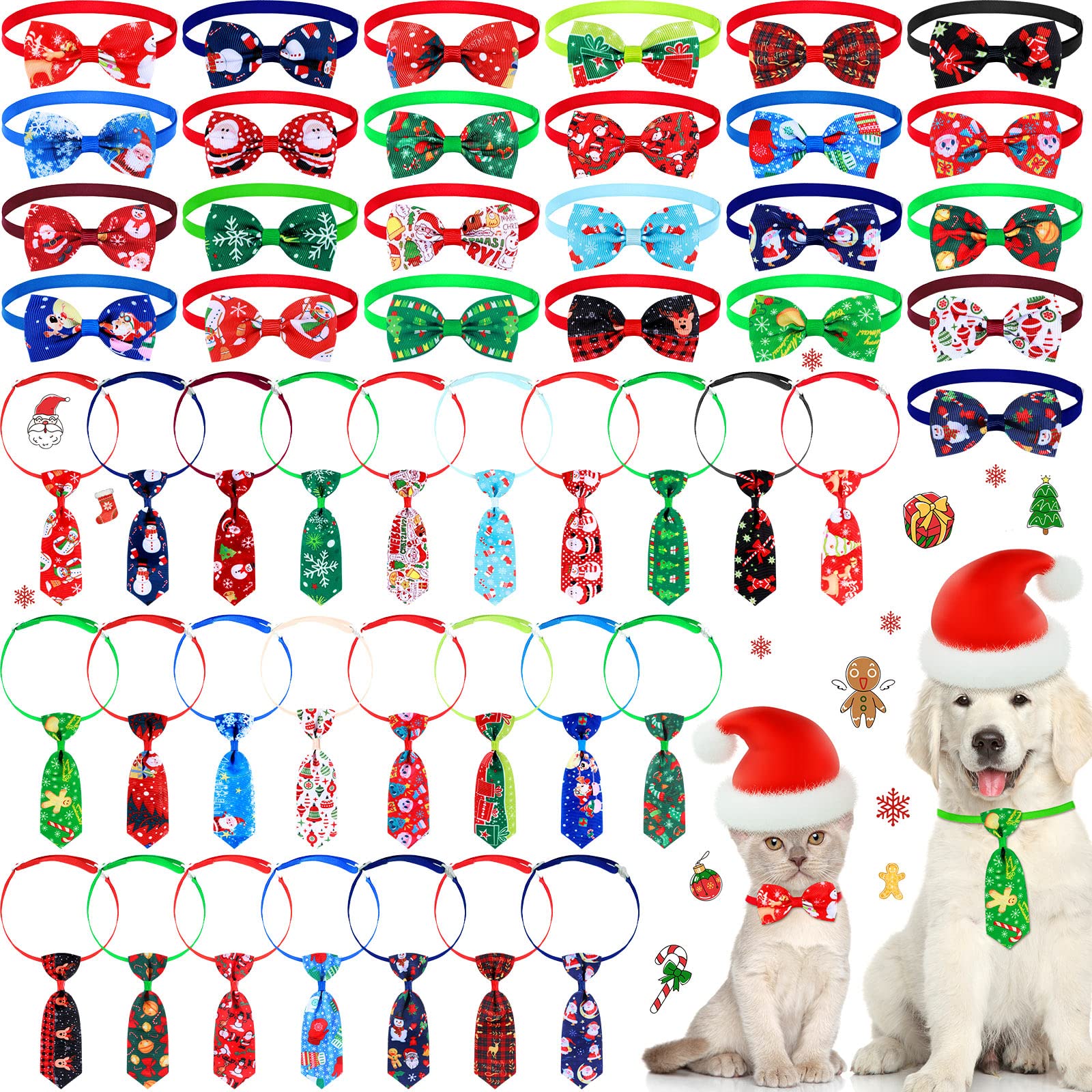 Nœuds papillon pour chien motifs de Noël pour habiller vos animaux pendant le réveillon