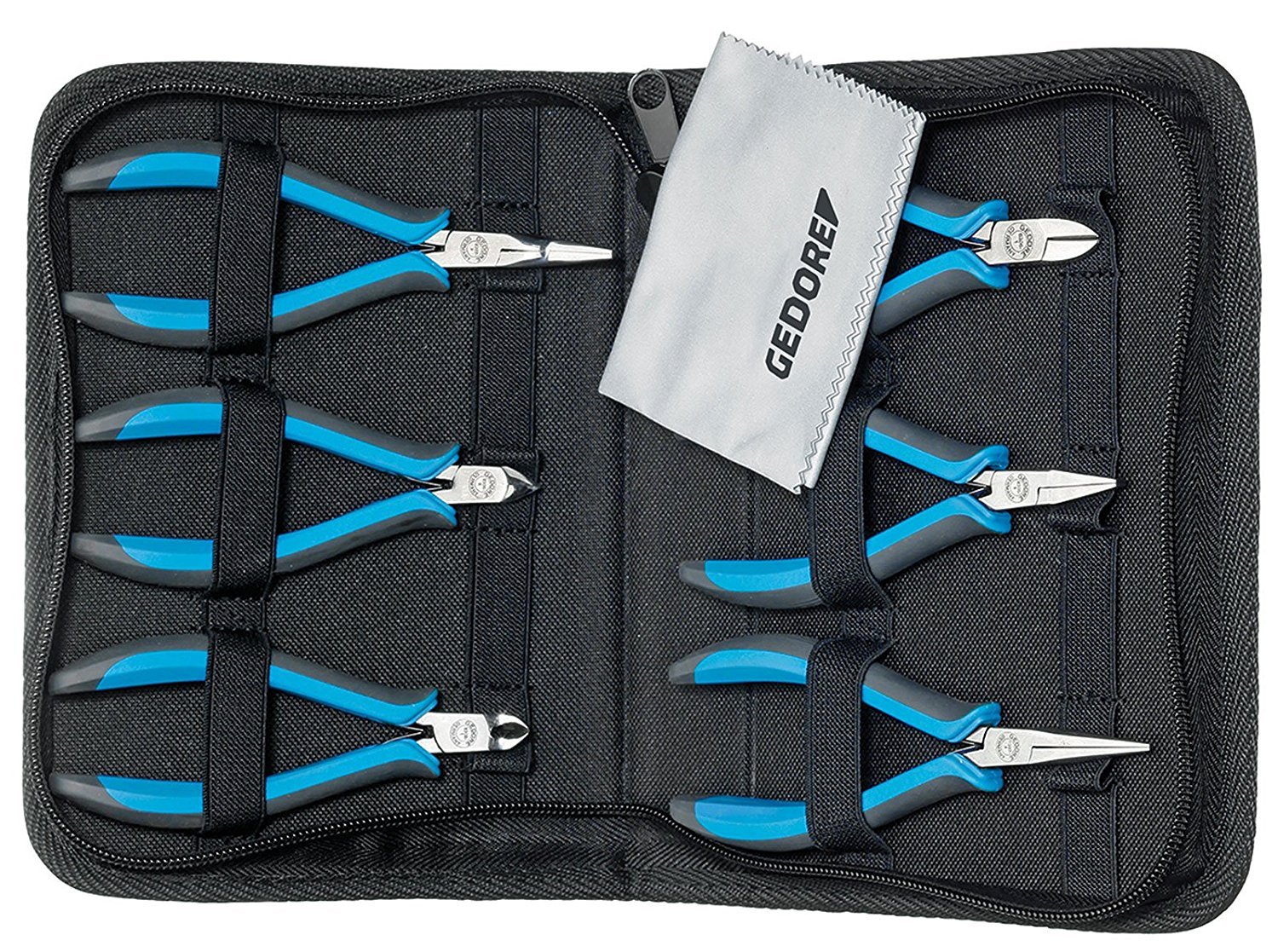 Pinces pour électronique coffret 6 pièces micro-pince coupante et bec long