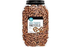 Snackable Pretzels for Merry Moments: Amazon Brand - Happy Belly Mini Twist Pretzels