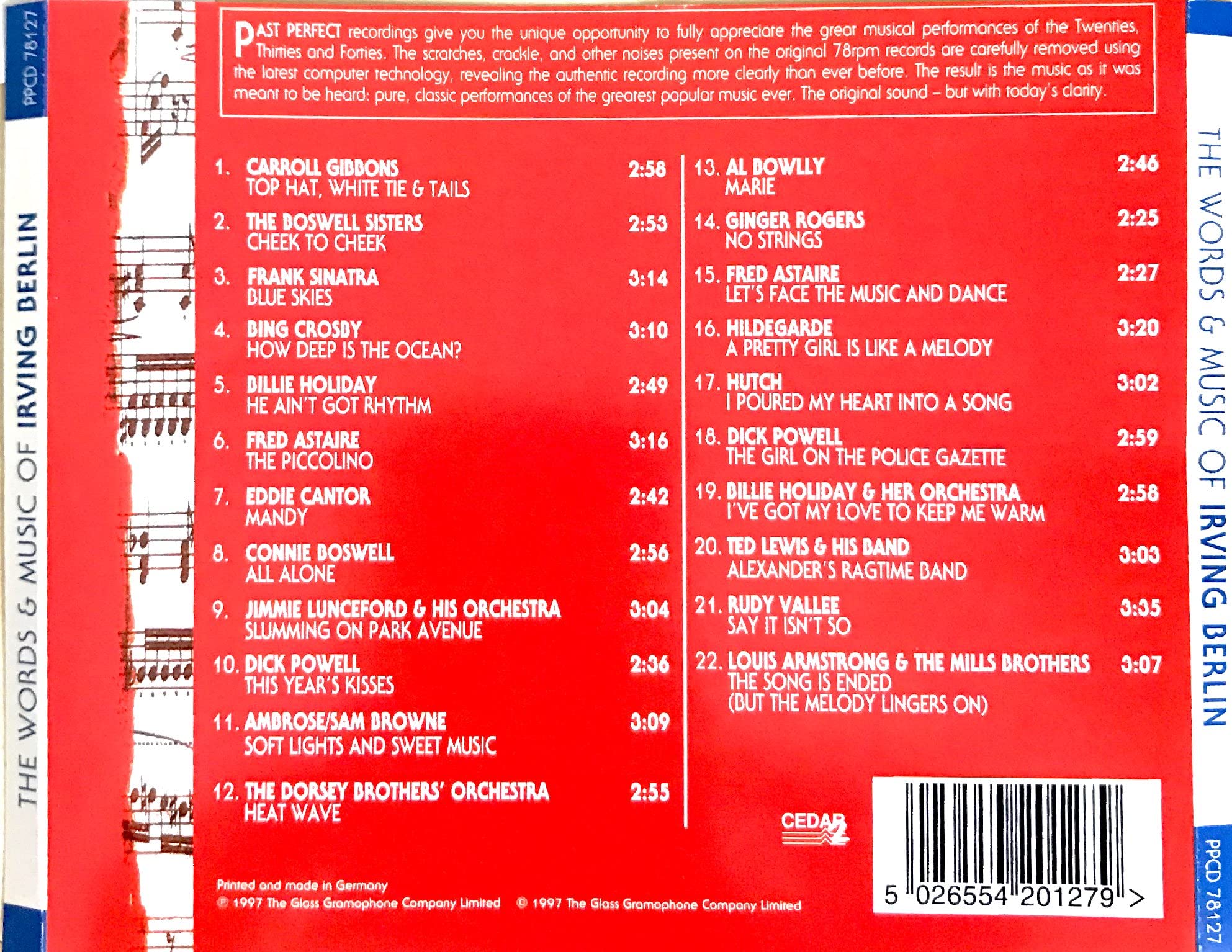 The Words and Music of Irving Berlin - From the 30s & 40s