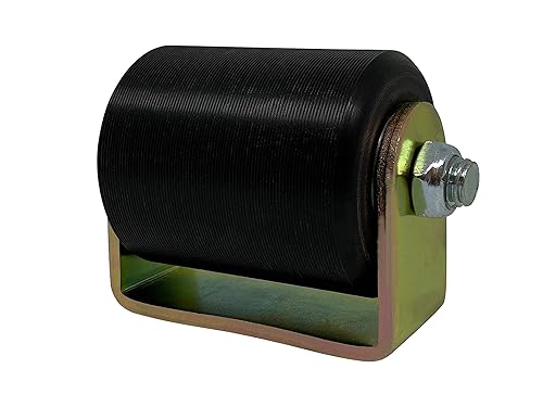 Slide Gate Guide Roller 3" Black Hard Nylon UHMW Rollers