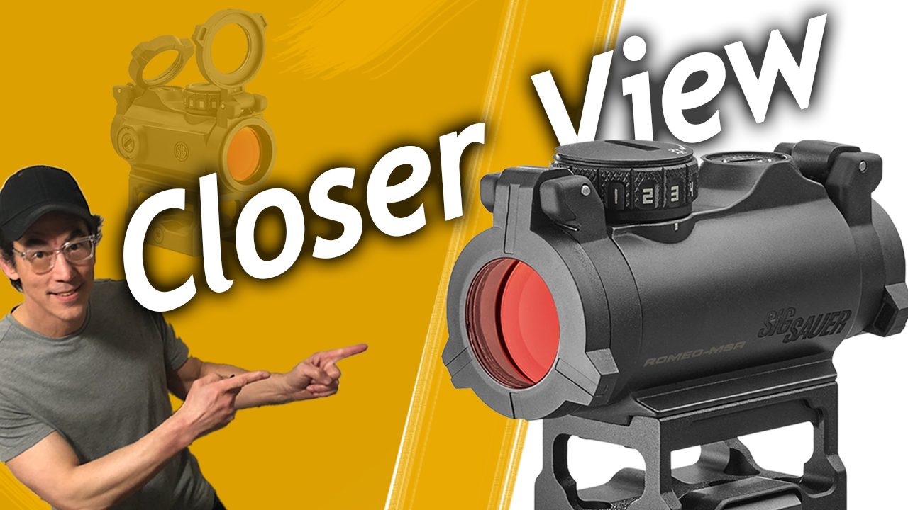 Watch Close Up, Sig Sauer Romeo MSR 1x20mm 2 MOA Red Dot Sight on