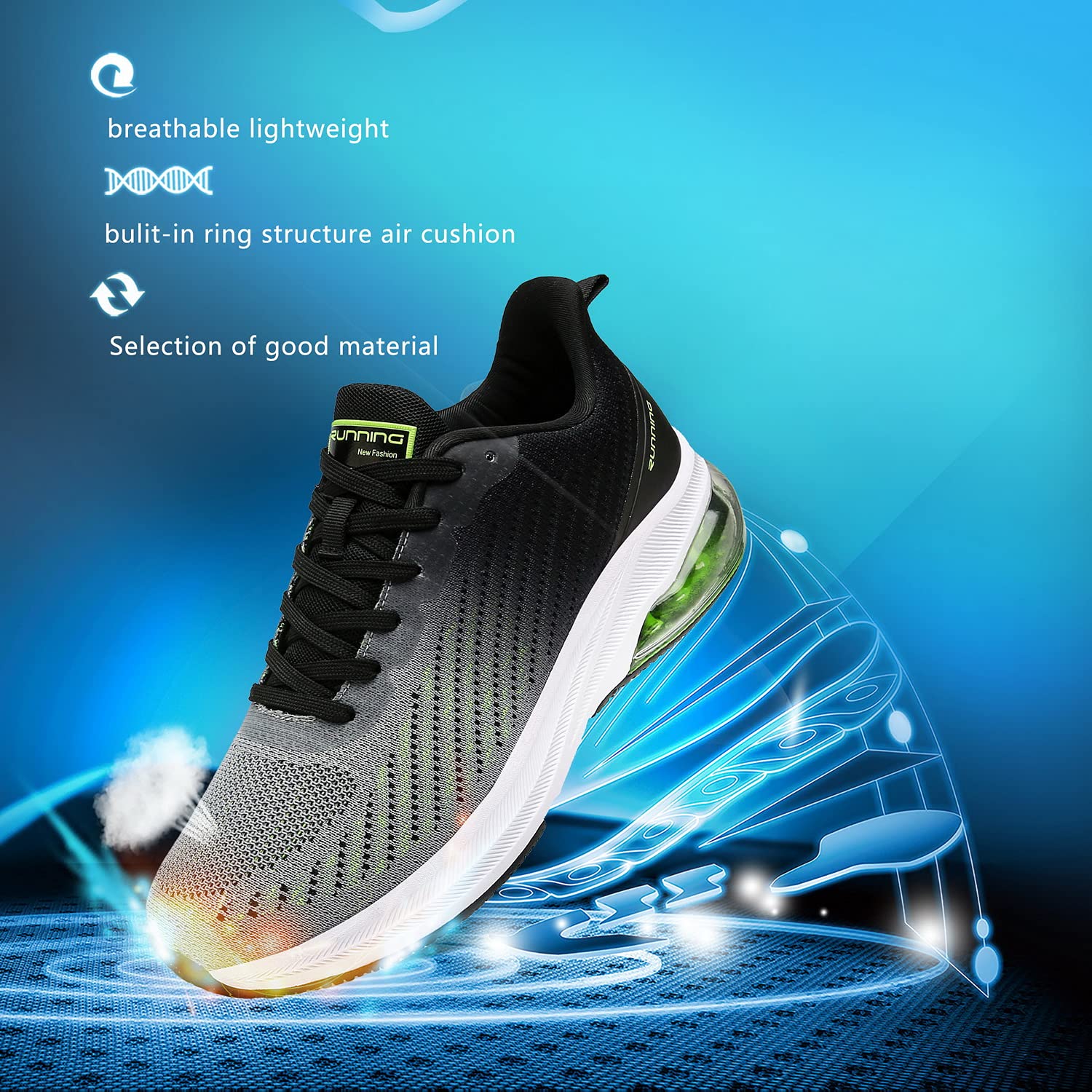 frysen Scarpe Uomo Donna Sneakers Scarpe Uomo Estive Scarpe Running Uomo per Tennis Trekking MTB Corsa Fitness 36-47EU