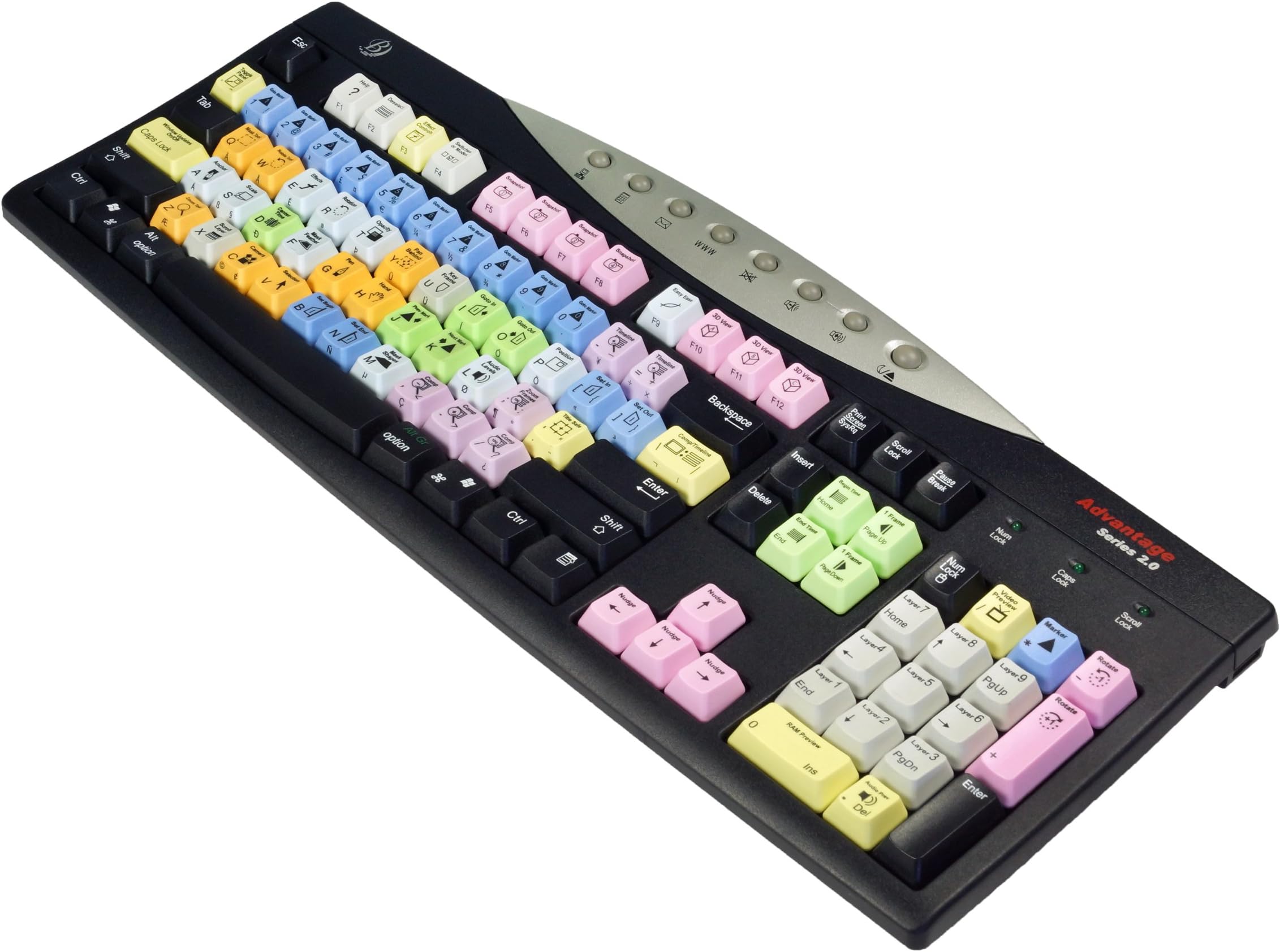 Bella Advantage Series 2.0 Keyboard for Adobe After Effects CS5 & CS6
