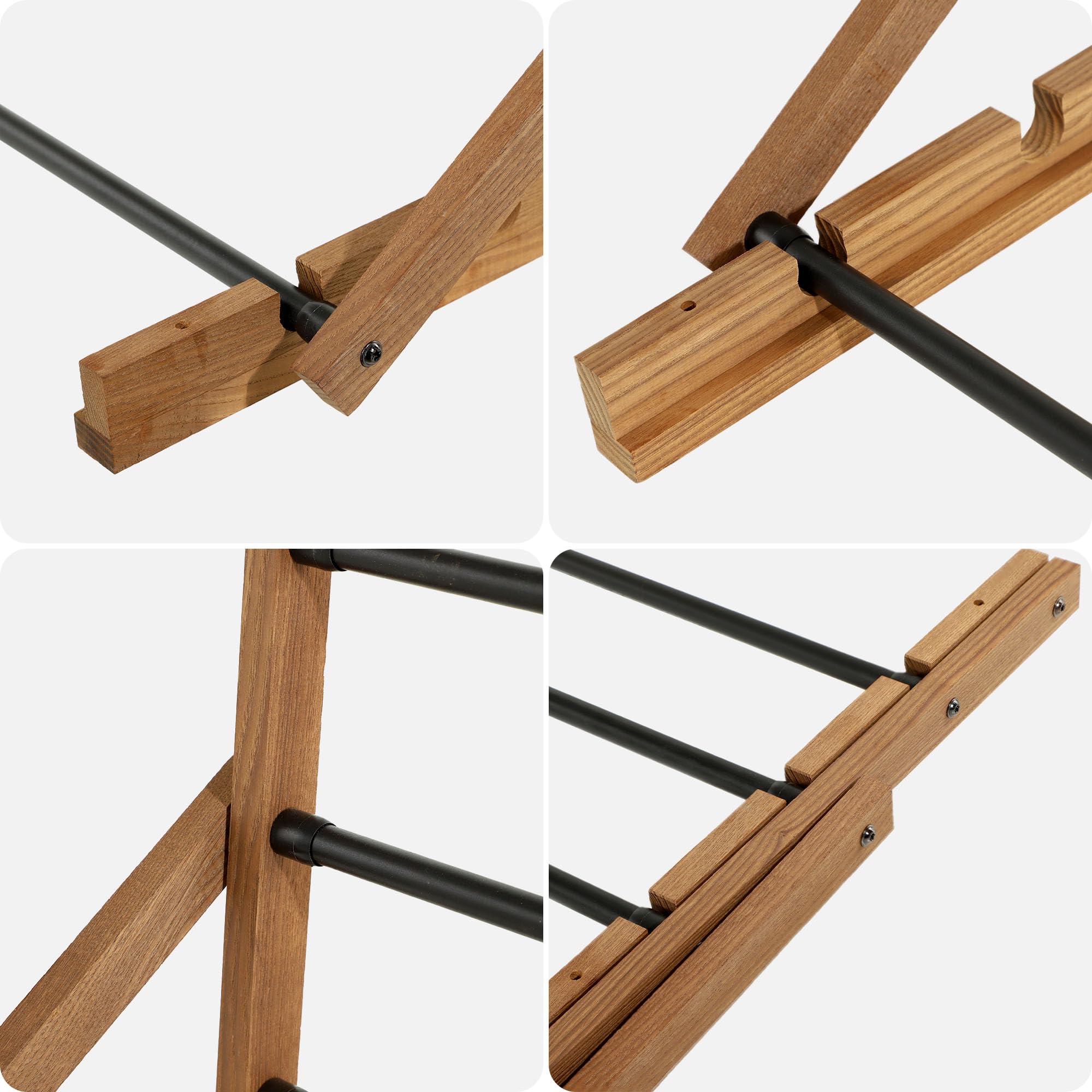KADAX Séchoir Pliable, Entièrement assemblé, Séchoir debout extensible, Séchoir à linge à accordéon, Séchoir à linge à tour pliante (85 x 39,5 cm)
