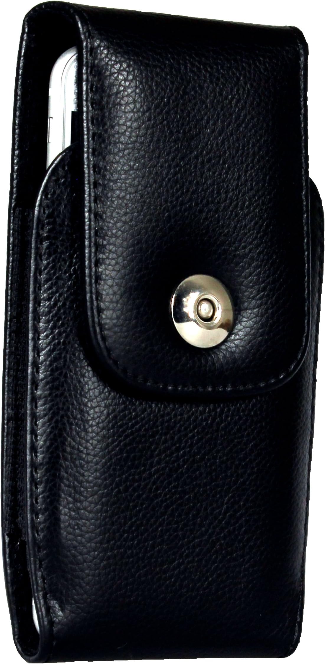 AQ Mobile Real leather vertical belt case for Apple iPhone X with belt clip and magnetic closure - Premium line