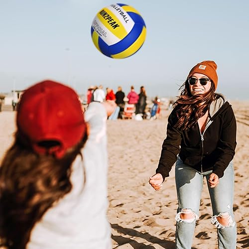 Miniatura 6 de Pelota de voleibol suave de playa, tamaño oficial 5, pelotas de voleibol para piscina interior y exterior, regalos para adolescentes, niñas,