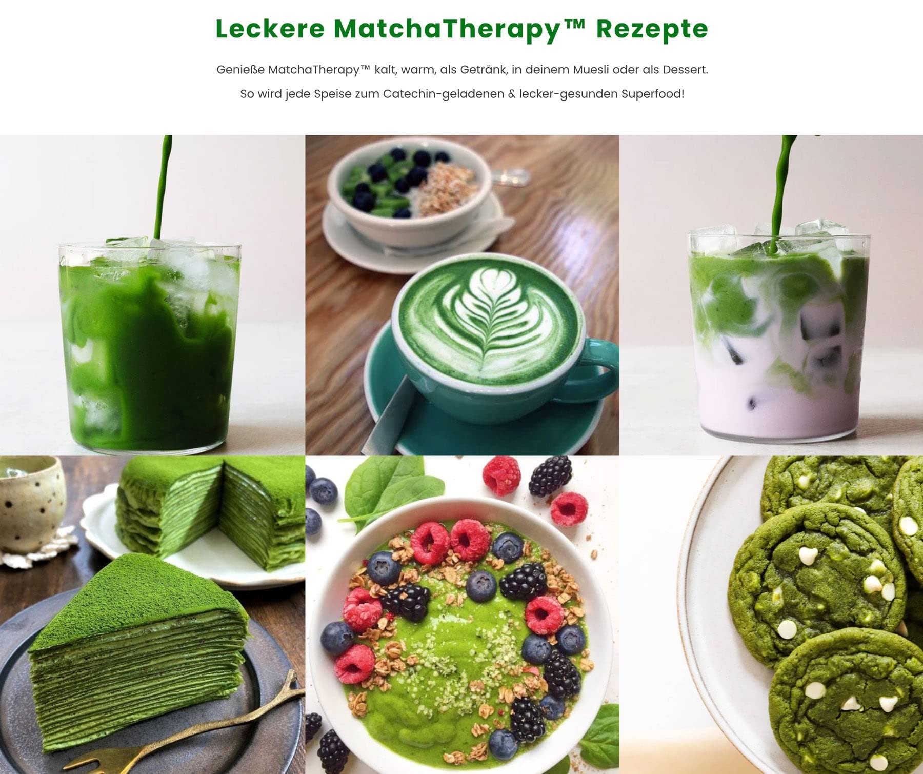 MatchaTherapy 30+ zestaw, Bio Matcha w proszku do herbaty 60 g + mikser + łyżka pomiarowa, zawartość katechiny EGCG, przetestowana co najmniej 30 mg/g, jakość premium, zielona herbata z Japonii