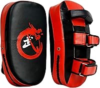 Vista 1 de Generic Almohadilla curvada de Muay Thai Escudo de patada Equipo de entrenamiento Kick Muay Thai Pad Kickboxing Strike Entrenamiento Artes Marciales