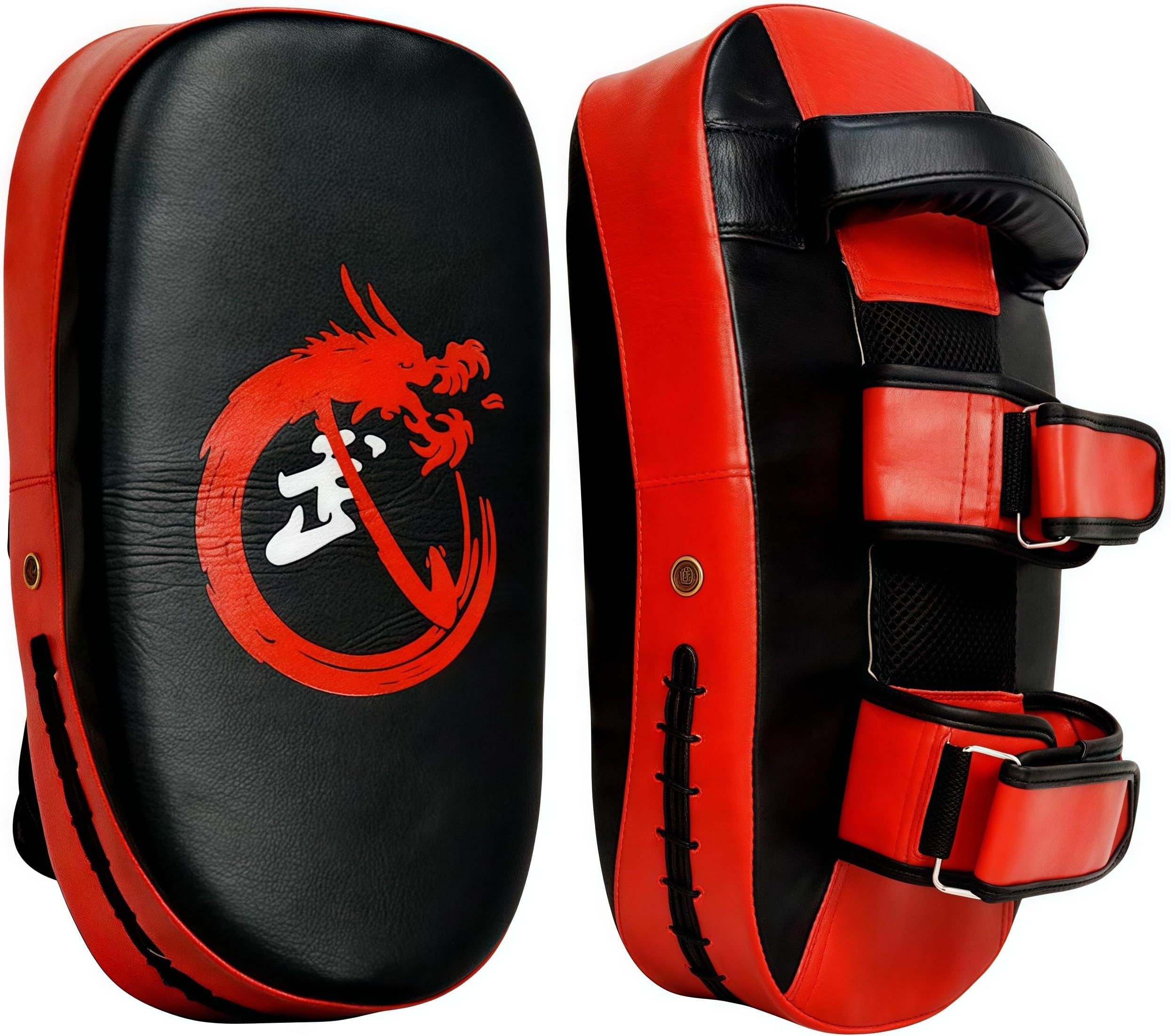 Single Pad Only, Sold Individually – Heavy Duty Kick Pad for Kickboxing Muay Thai Boxing Taekwondo Karate MMA, Strike Shield Thai Pads, Football Pads & Football Basketball Training Equipment