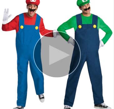 Amazon.co.jp: [RemeeHi] マリオ ルイージ コスプレ衣装 「 All