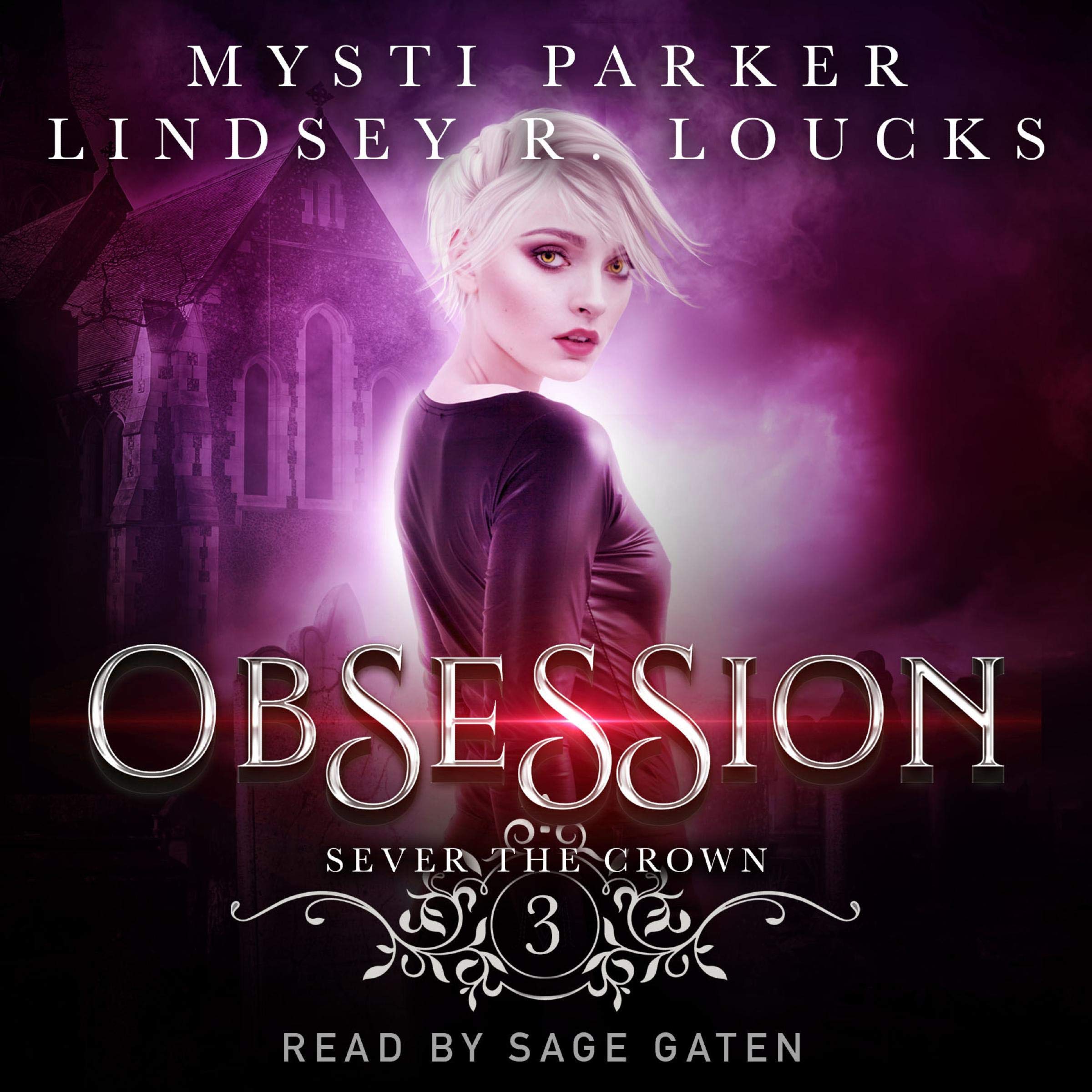 Cover art for Obsession: A Reverse Harem Vampire Romance (Sever the Crown, Book 3)