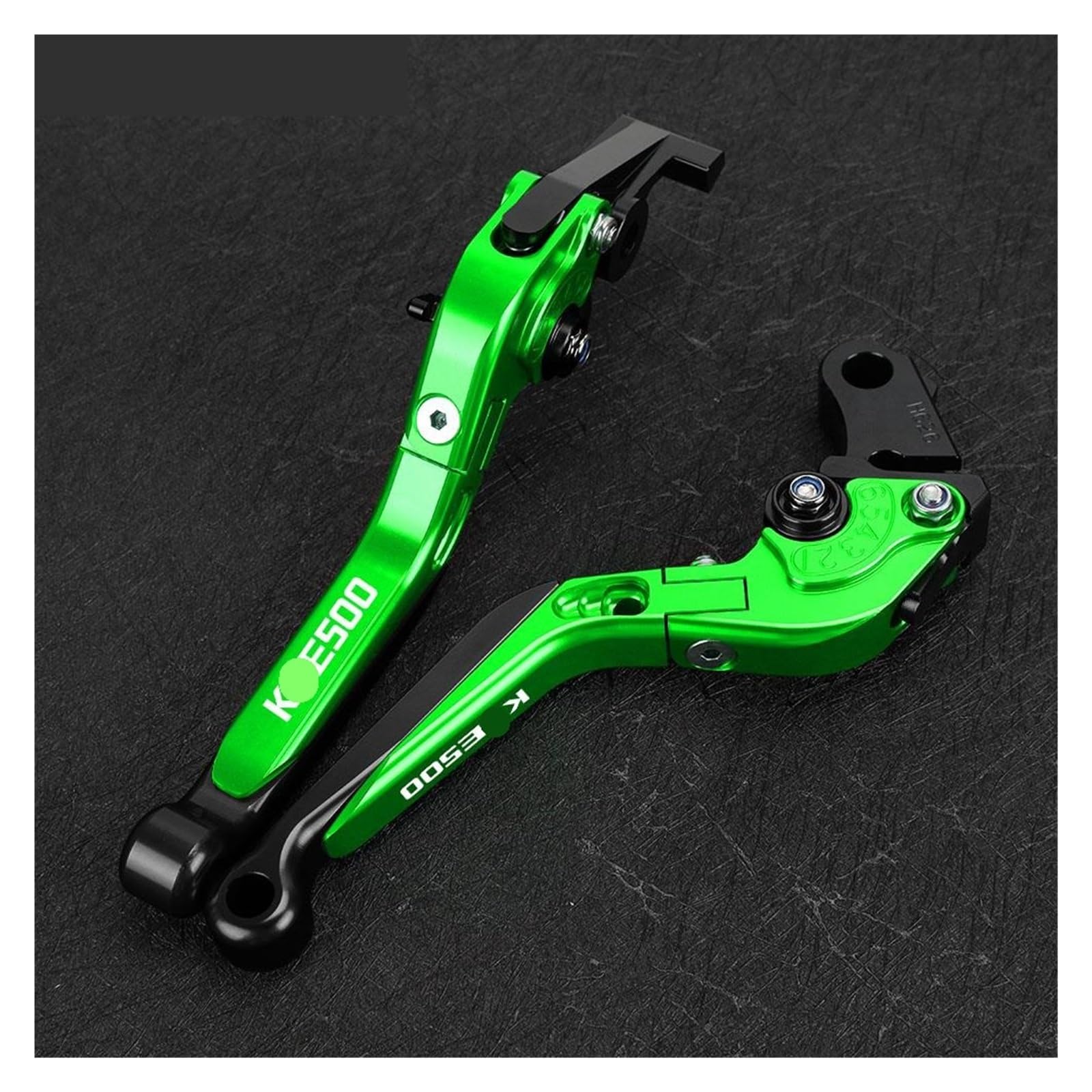 YWQJIOPM Motorcycle Brake Clutch Lever Motorcycle for KLE 500 KLE500 1991-2007 Extendable Brake Clutch Levers Handlebar Handle Grips Ends Slider Accessories