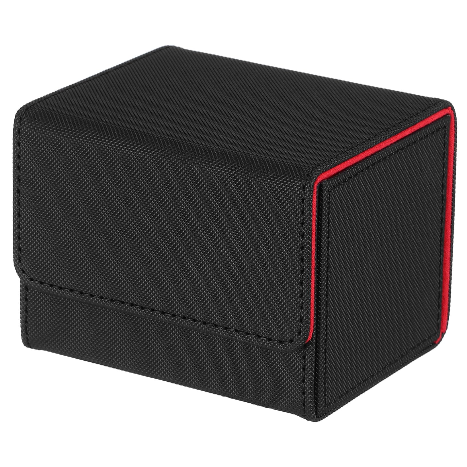 Caja Organizadora de Tarjetas para Barajas de Cartas Negra y Roja, Estuche Compacto para Almacenamiento Protegido, Soporte Ligero para Cartas de Juego, Adecuado Coleccionistas