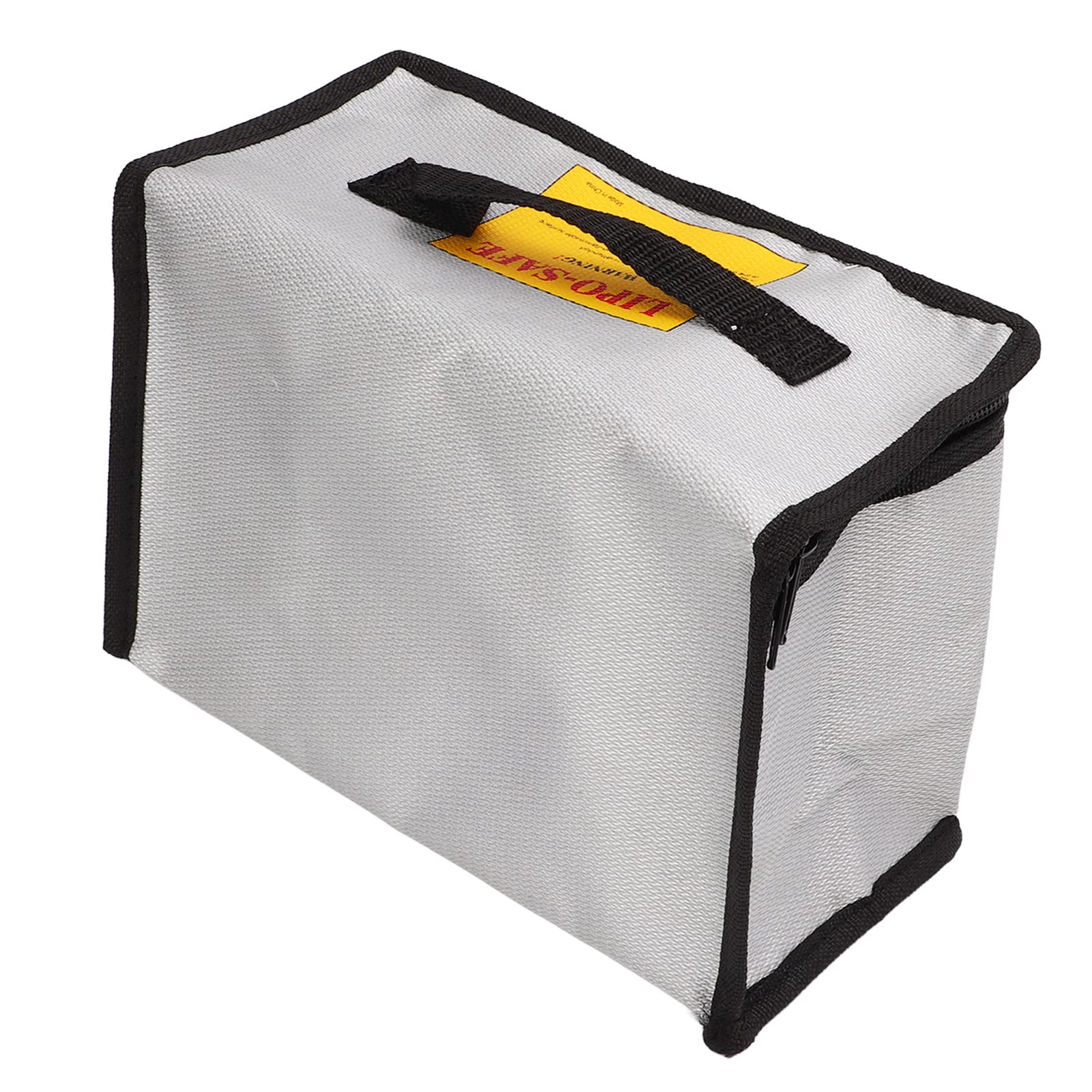 3PCS Lithium Battery Bag with Zipper Portable Fireproof Explosionproof Battery Storage Pouch for Charging and Travel PVC Fiber Material 3 Pack
