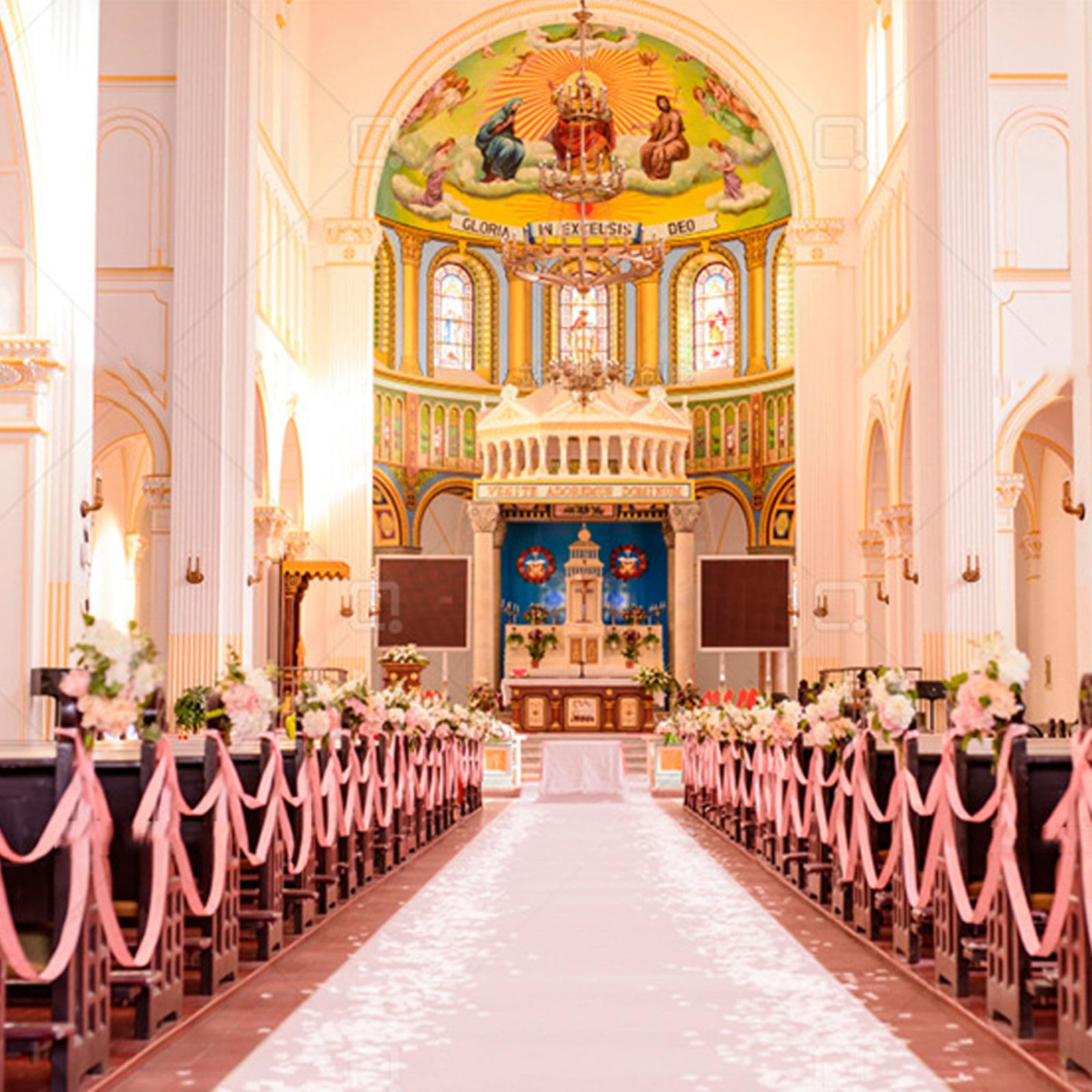 Tapis d'allée de mariage, décorations de mariage, chemin d'allée blanc pour mariages, tapis de sol d'allée de 2,3 mm d'épaisseur, chemin d'allée de mariage pour fête, activité, église,White,1.2x10m