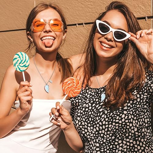 Miniatura 2 de MJartoria Collar BFF para 2 personas Collar con colgante de corazón a juego para mejores amigos para siempre, lindo regalo para el mejor amigo