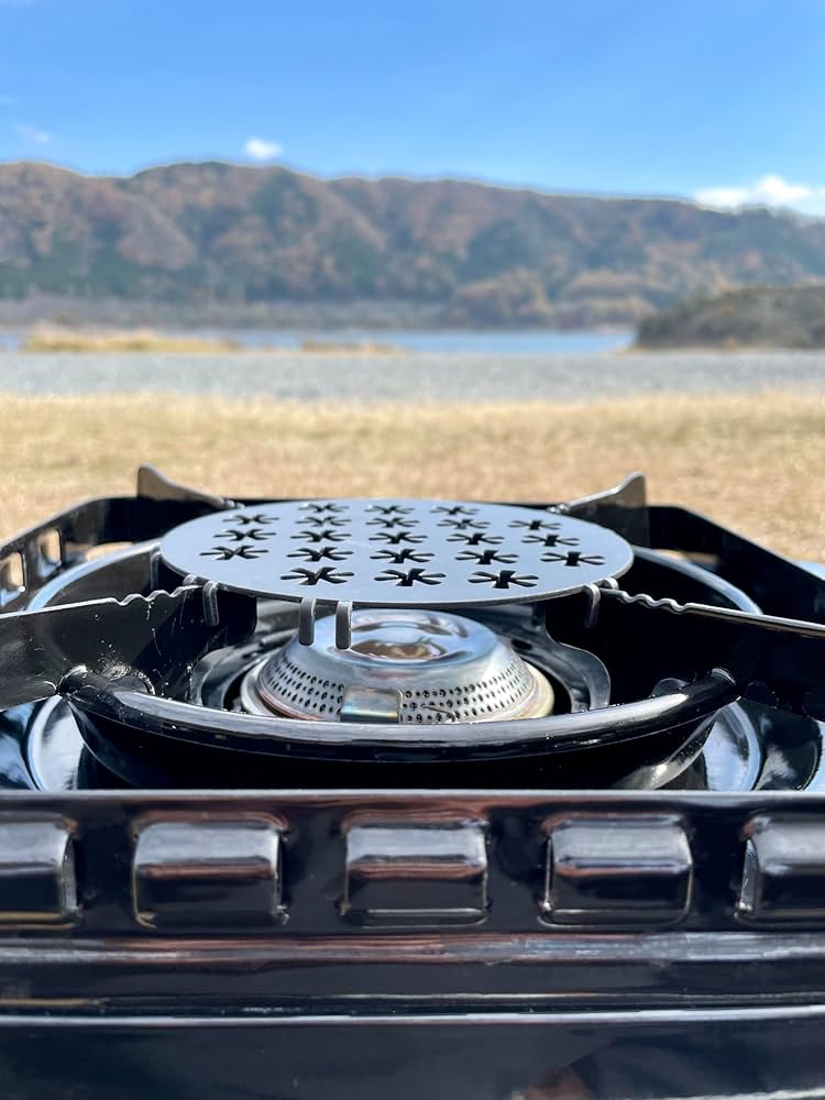 Amazon | 鉄製 ミニ五徳 アウトドア キャンプ カセットコンロ