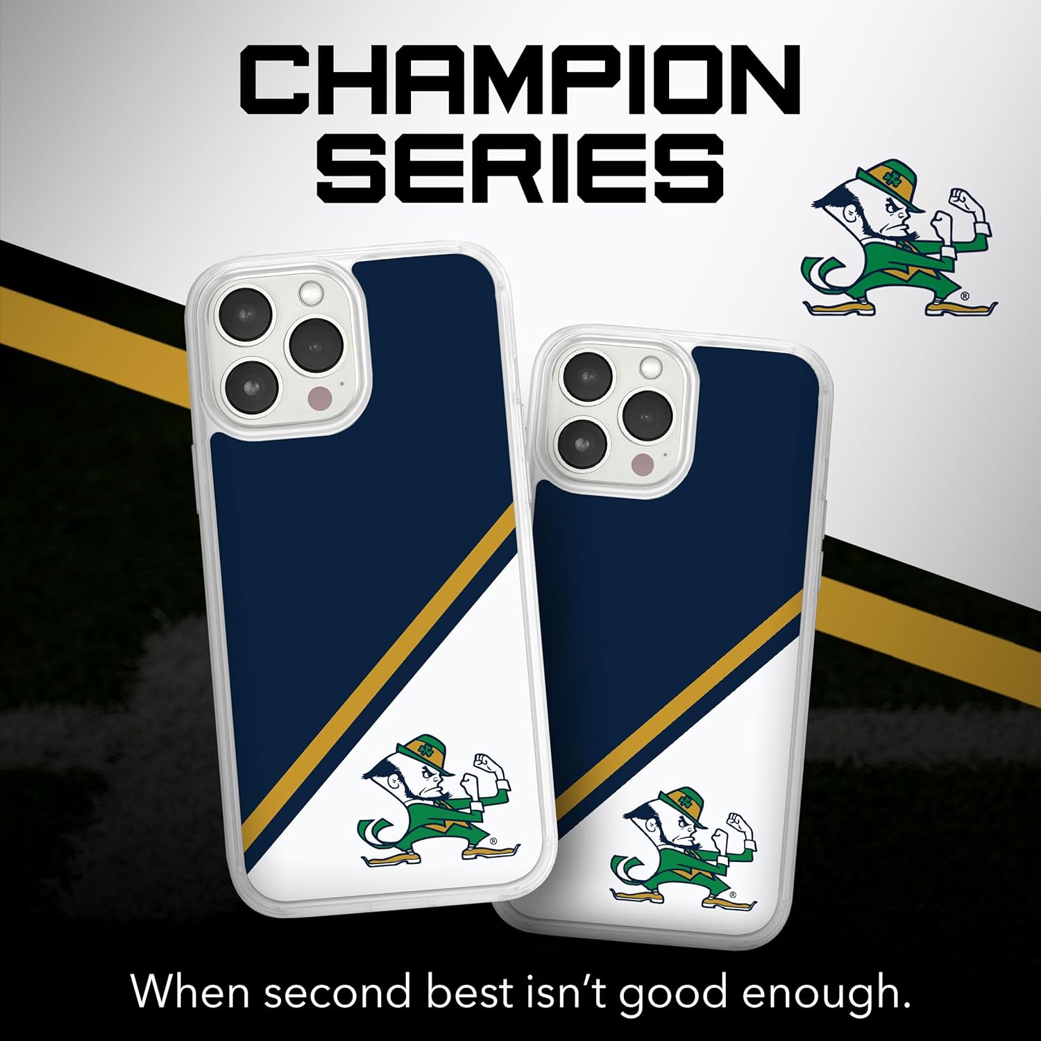 Affinity Bands Notre Dame Fighting Irish HD Phone Case Compatible with MagSafe Apple iPhone 16 (Champion Series)