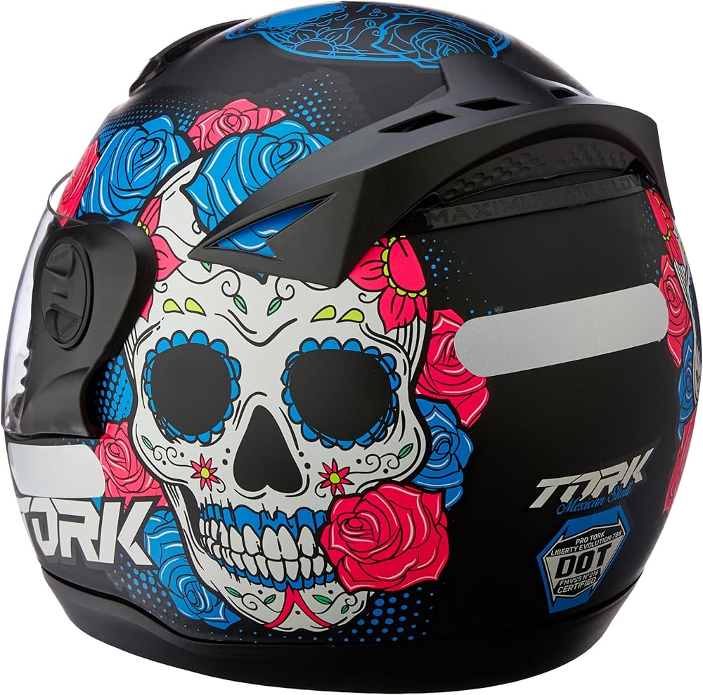 CAPACETE FECHADO PRO TORK EVOLUTION 788 G7 MEXICAN SKULL FOSCO