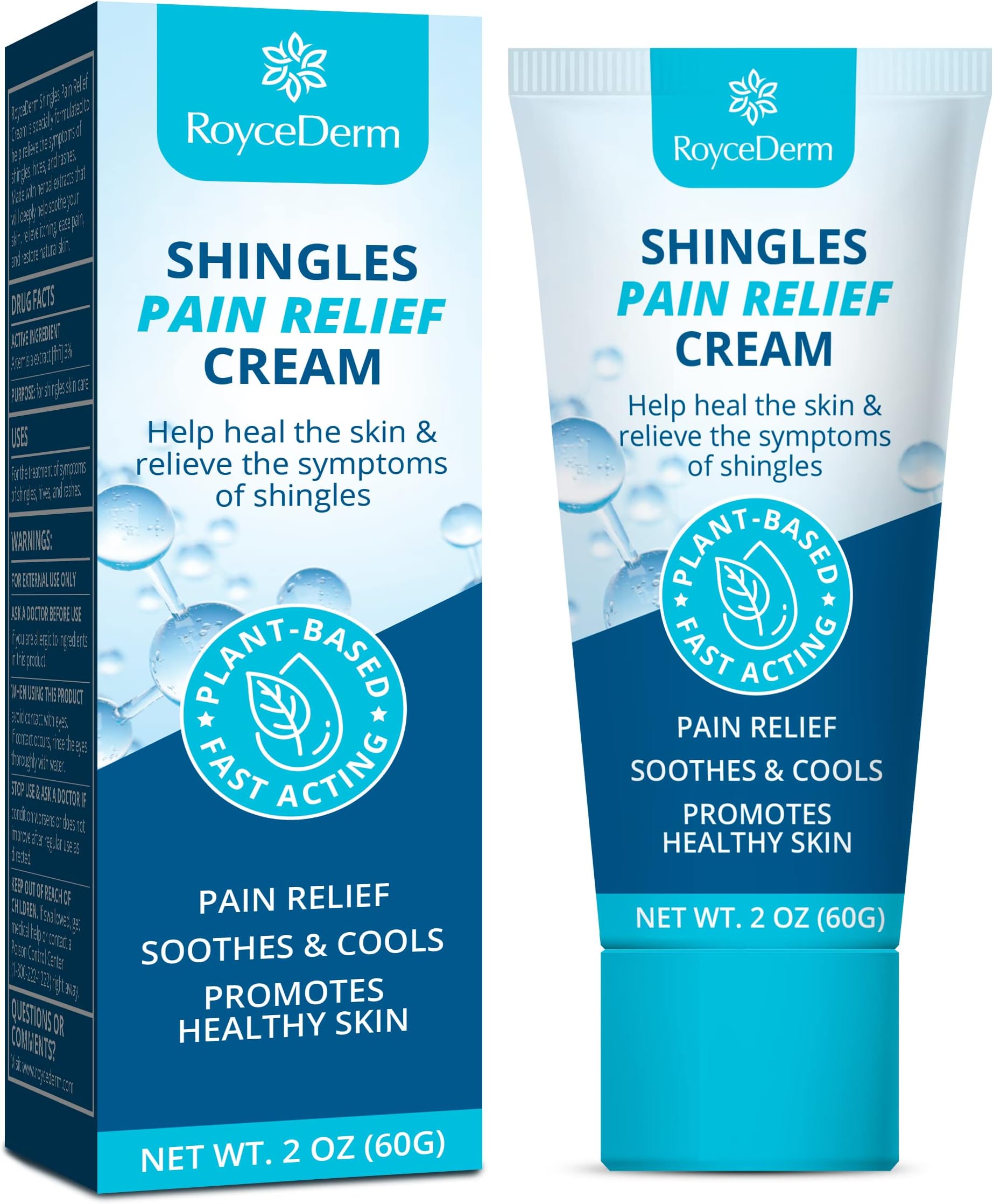 Shingles Treatment, Anti Itch Cream Extra Strength Pain Relief Cream, Itchy For Eczema, Shingles, Hives Nerve Pain, And Rashes.