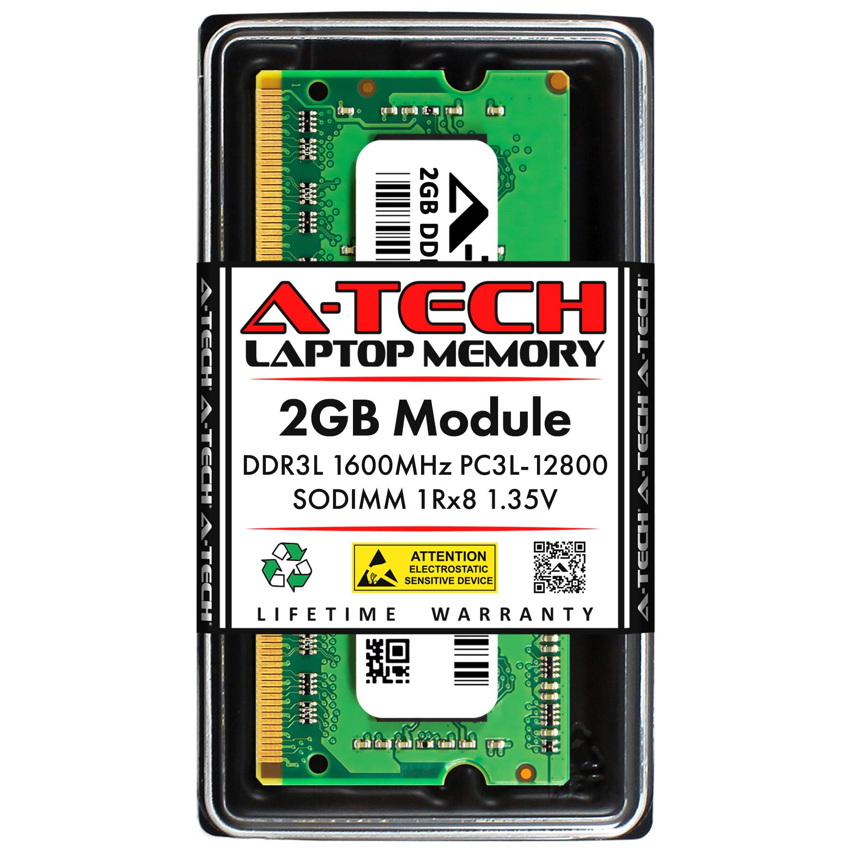 A-Tech 2GB RAM Replacement for Synology RAM1600DDR3L-2G | DDR3/DDR3L 1600 MHz PC3L-12800 SODIMM Non-ECC Unbuffered Memory Compatible for RS1219+, RS818RP+, RS818+, DS1817+, DS1517+-picture-14