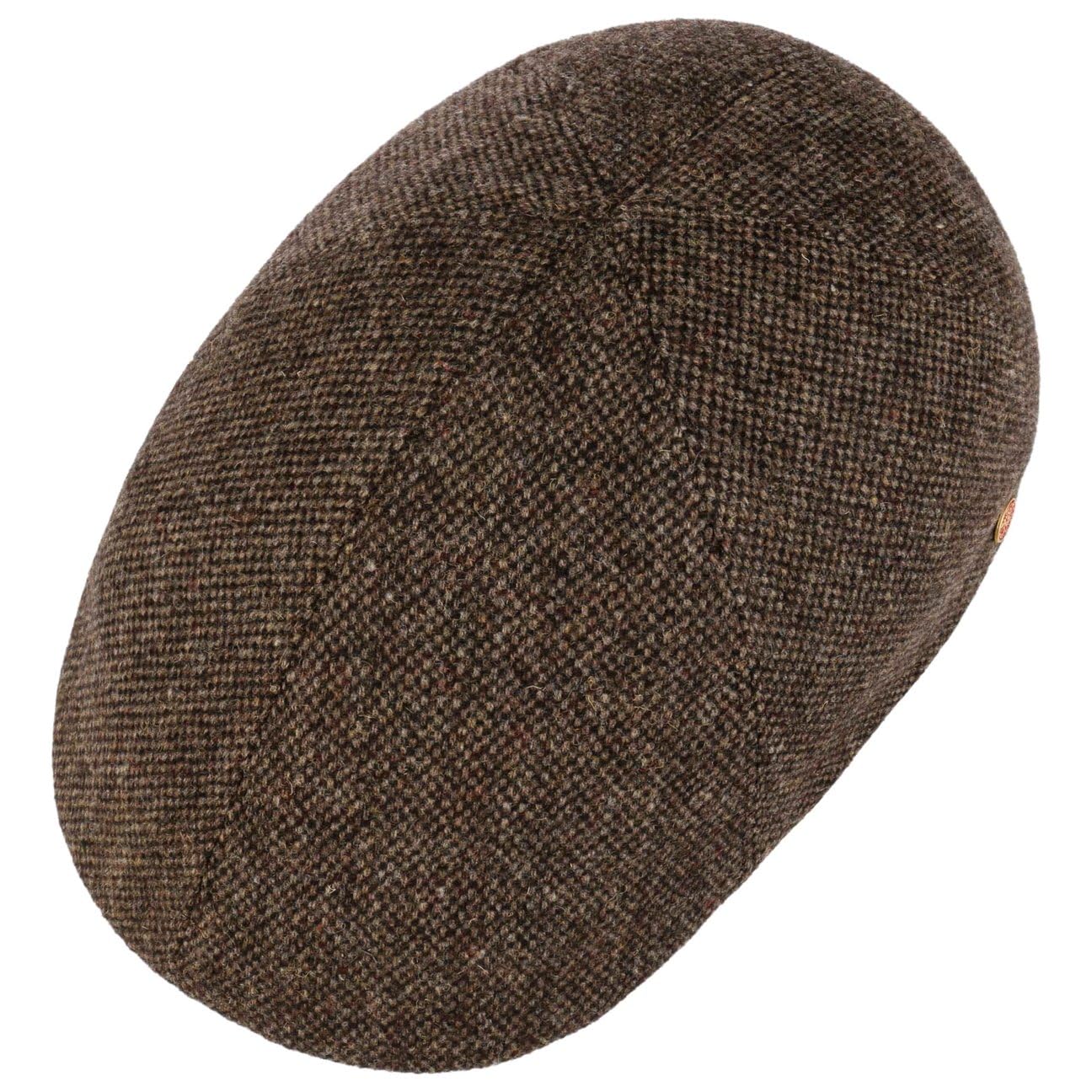 Mayser Classic Tweed Flatcap Schirmmütze Handmade Wollcap Made in EU Herren Winter Herbst