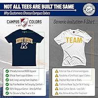 Vista 2 de Campus Colors NCAA - Camiseta de algodón para adulto, unisex, para el día del juego