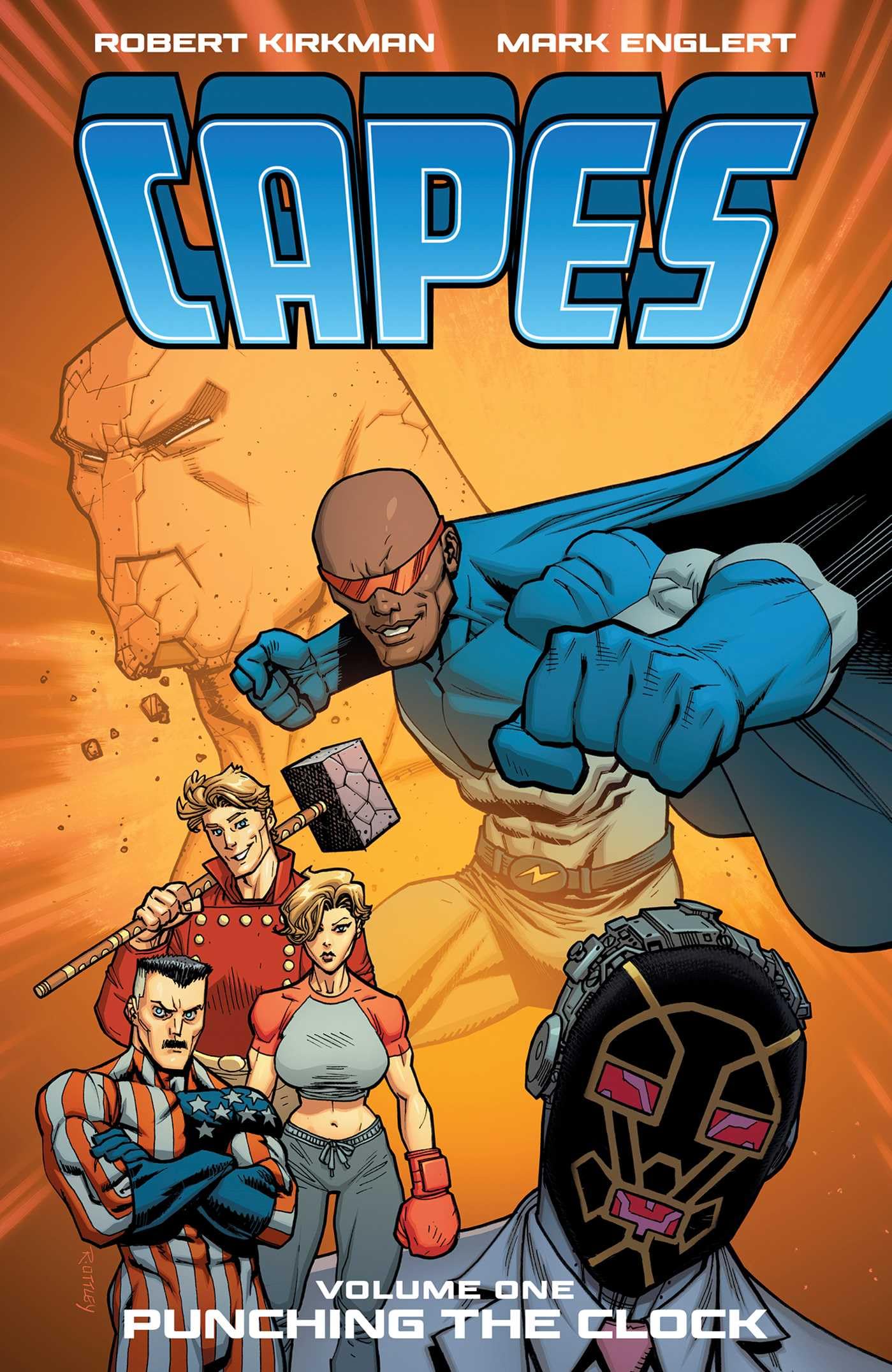 CAPES Volume 1 PUNCHING THE CLOCK Graphic Novel
