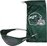 Vista 1 de Siskiyou Sports NFL Unisex Sunglasses and Bag Set Verde