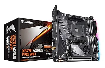 GIGABYTE X570 I AORUS PRO WiFi with Direct 8 Phases IR Digital VRM, Advanced Thermal Design with Extended & Multi-Layered Heatsink, Dual PCIe 4.0 M.2, M.2 Thermal Guard