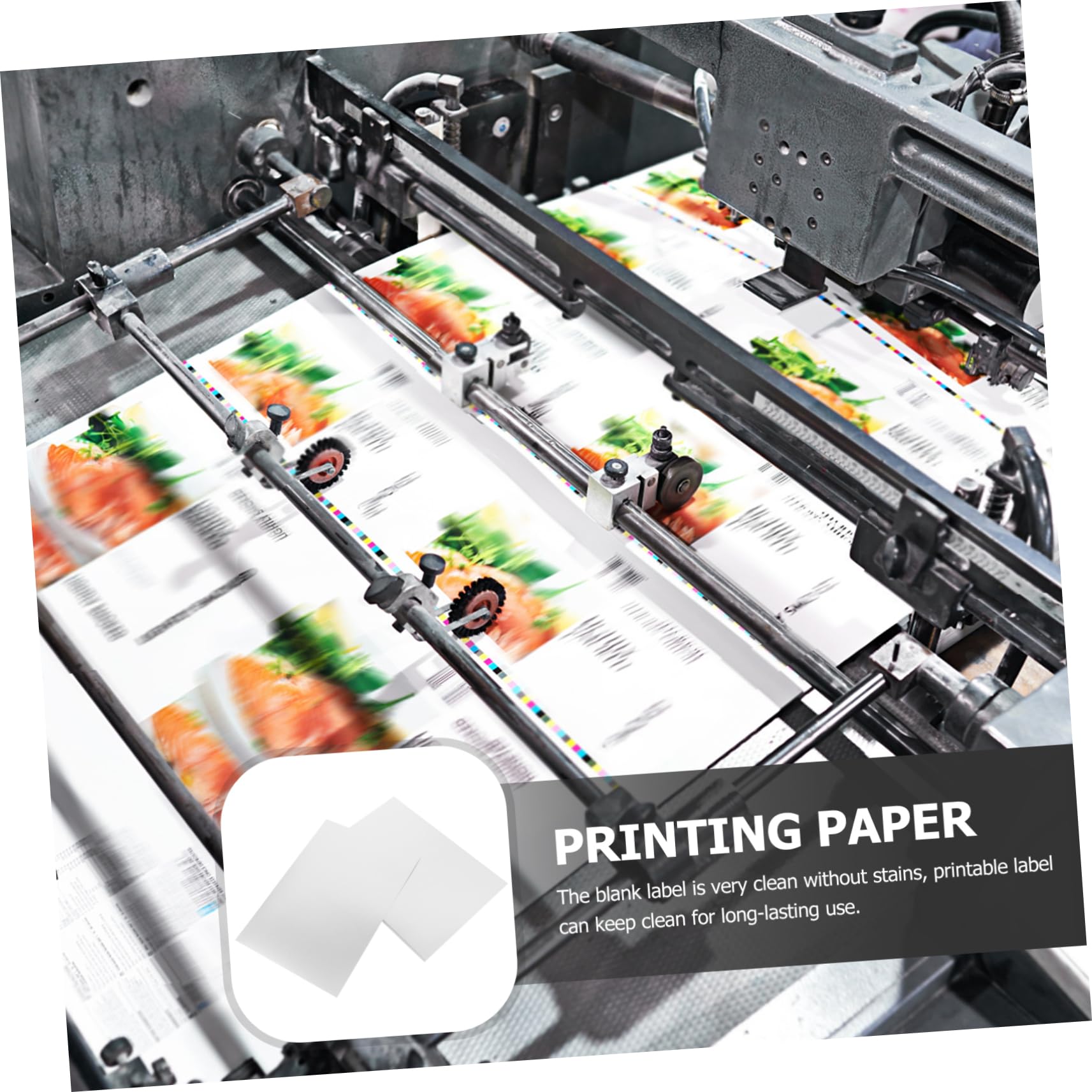 MAGICLULU 60feuilles Papier Autocollant pour Imprimante Étiquettes Imprimables Utilisation Multiple Résistant aux Rayures