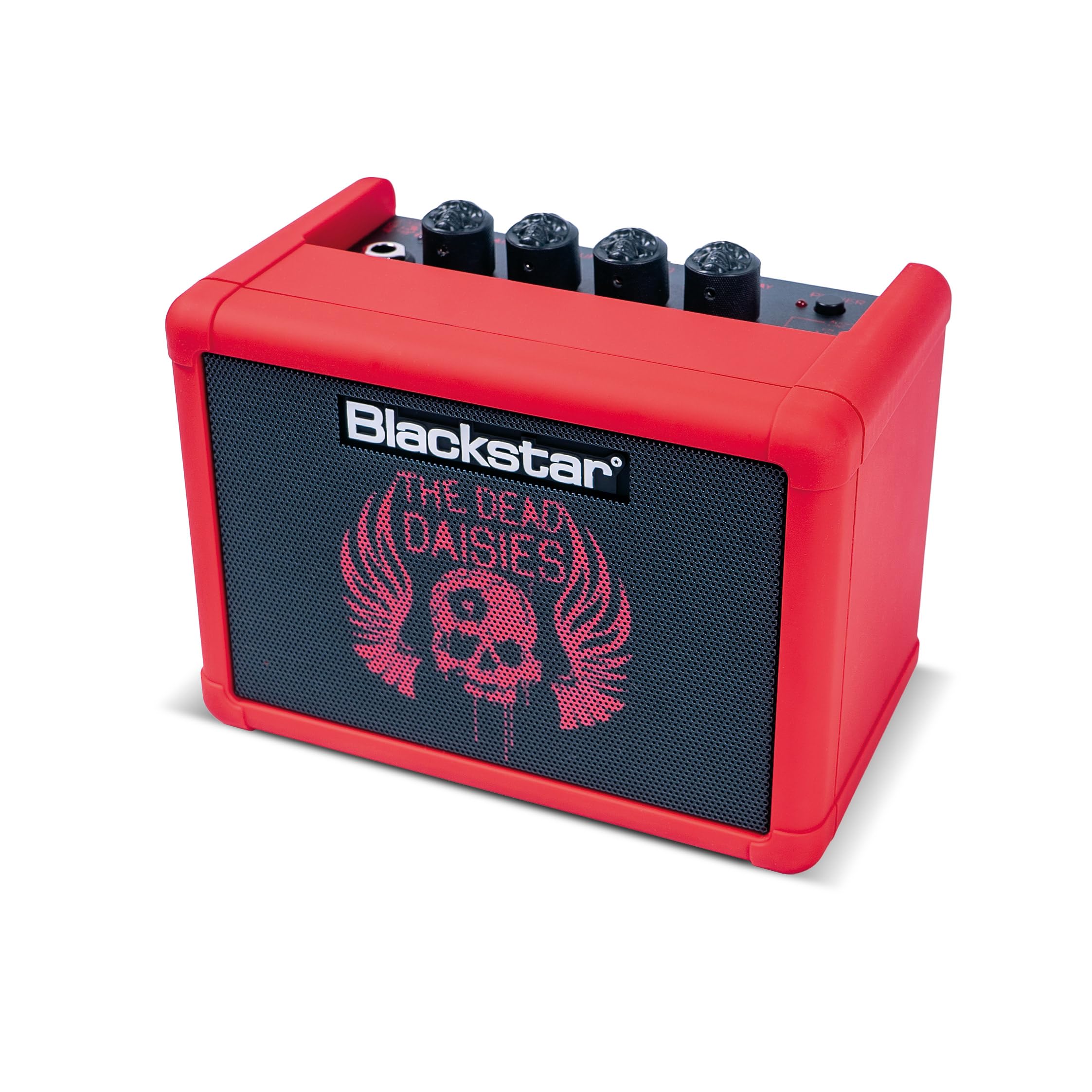Blackstar Fly 3 Dead Daisies Edition Bluetooth tragbarer batteriebetriebener Mini-E-Gitarrenverstärker schwarz MP3-Line-In & Kopfhörerausgang