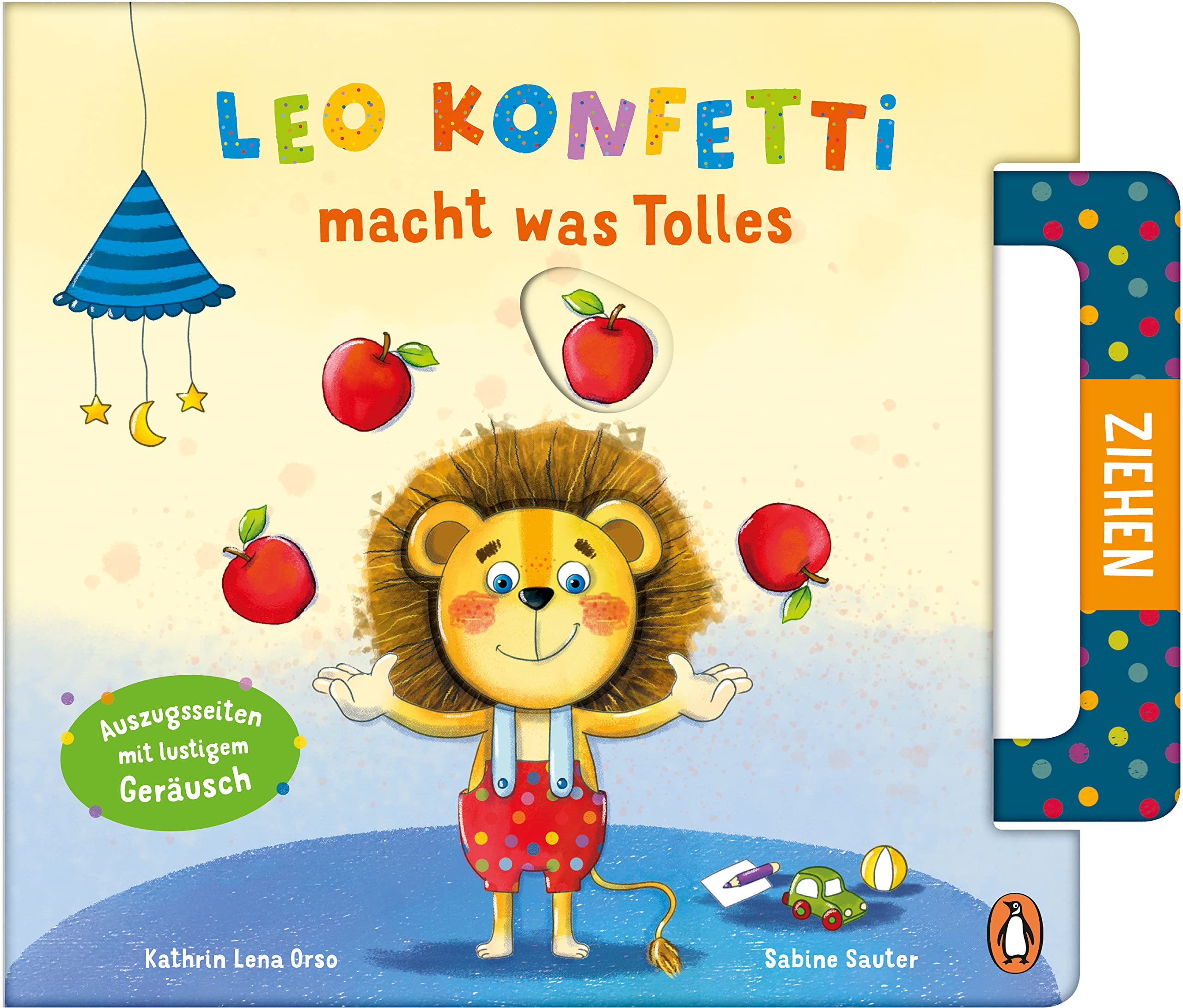 Penguin Junior Leo Konfetti Macht Was Tolles: Ein Pappbilderbuch Für Kinder Ab 2 Mit Auszugsseiten Und Lustigem Geräusch (Die Leo-Konfetti-Reihe, Band 2)