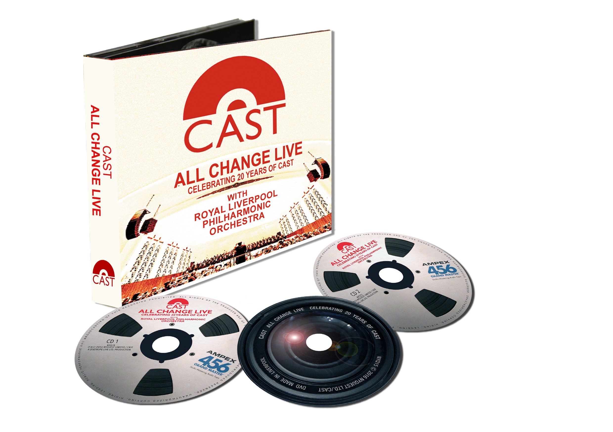Cast All Change Live Limited Edition Triple Discs CD/DVD with RLPO