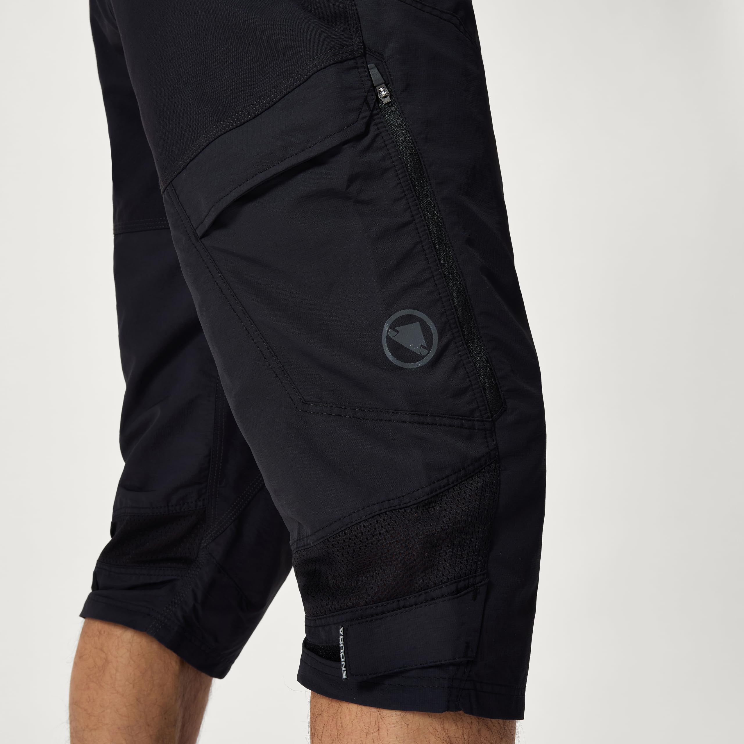 Endura Hummvee Mountain Bike Baggy Cycling 3/4 Short With Liner - Nowoczesny Mężczyźni