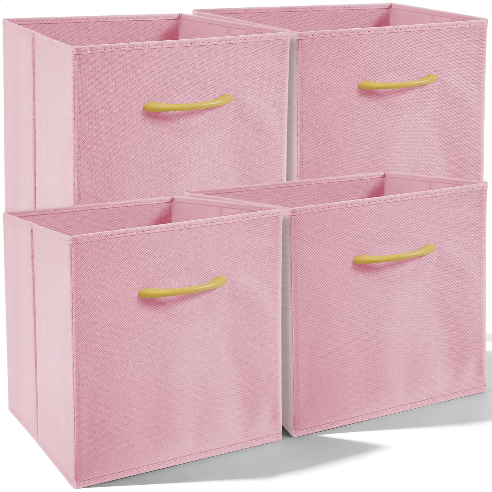 Amazing Tour Cube Storage Boxes, Foldable with Handles, 4 Pack