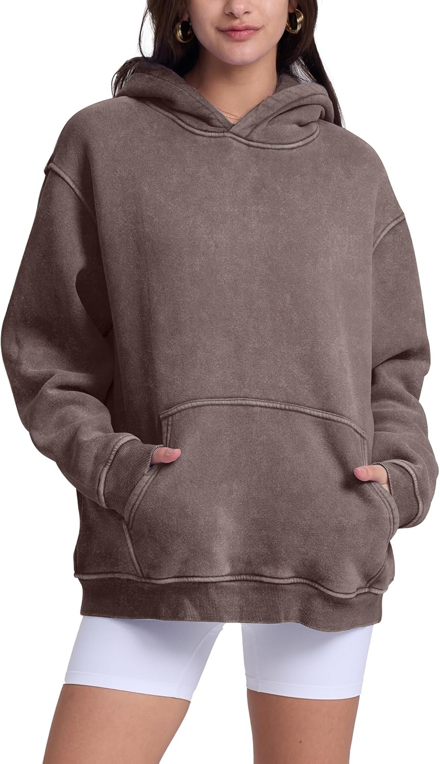 Hatant Oversized Hoodie Sweatshirts for Women Couples Heavyweight Hoodies Pullover Vintage Acid Wash Sweaters Pullover 2026 - Image 5