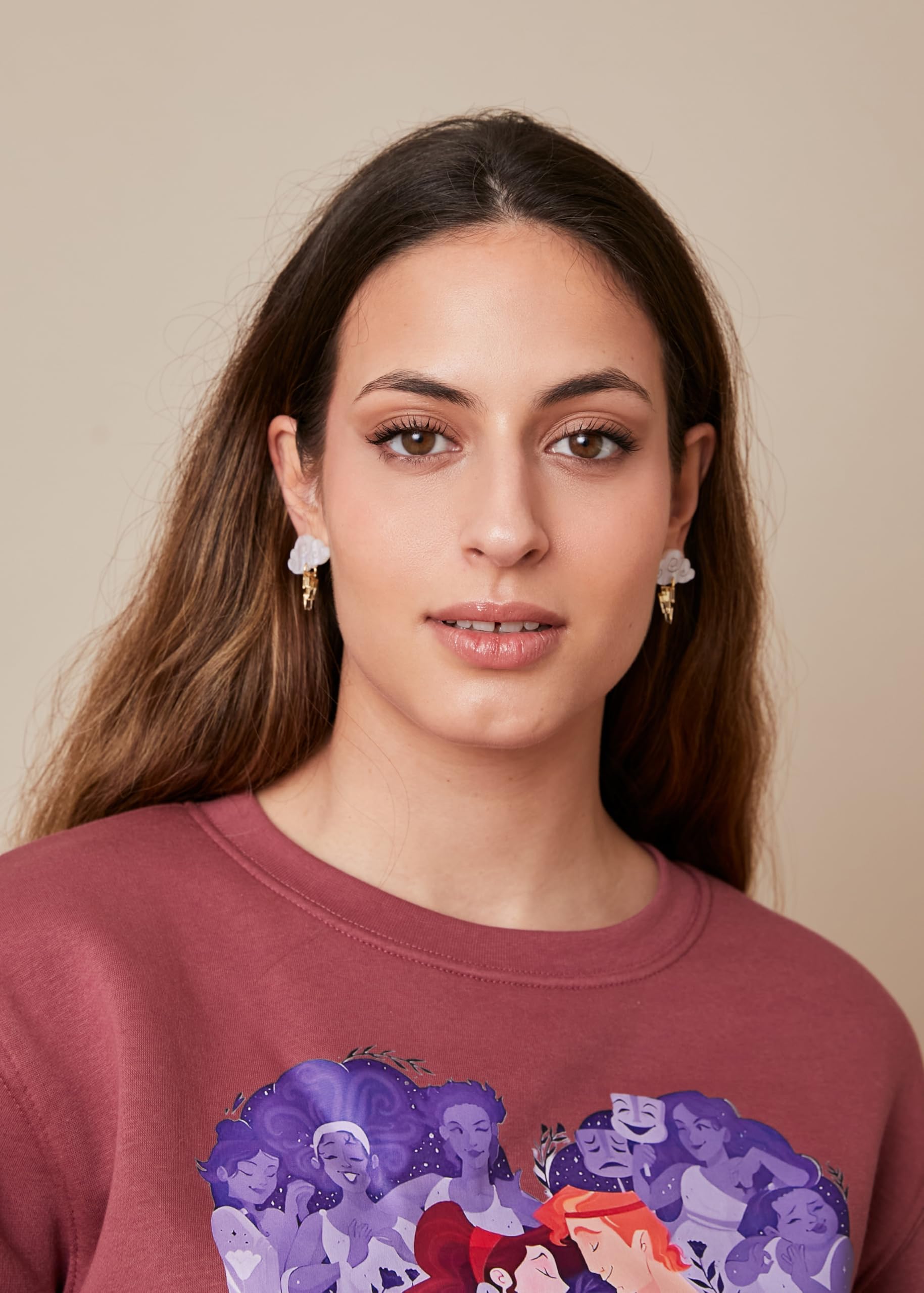 Soul | Pendientes Rayo Hércules Mujer de Acero y Metacrilato Pequeños Regalo