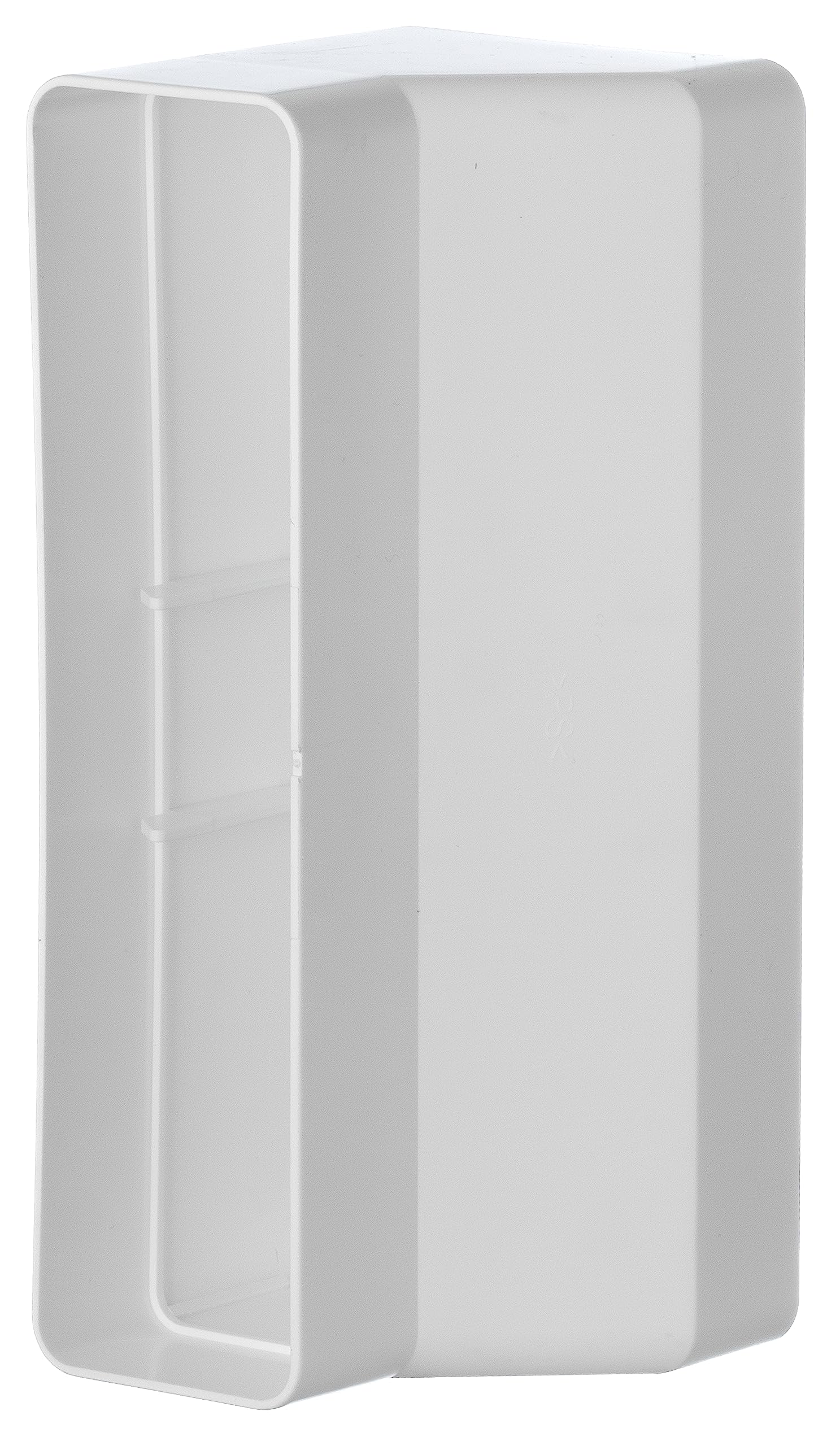 Steinberg14 Reductor de canal plano blanco de 220 x 90 mm a 220 x 55 mm, plástico