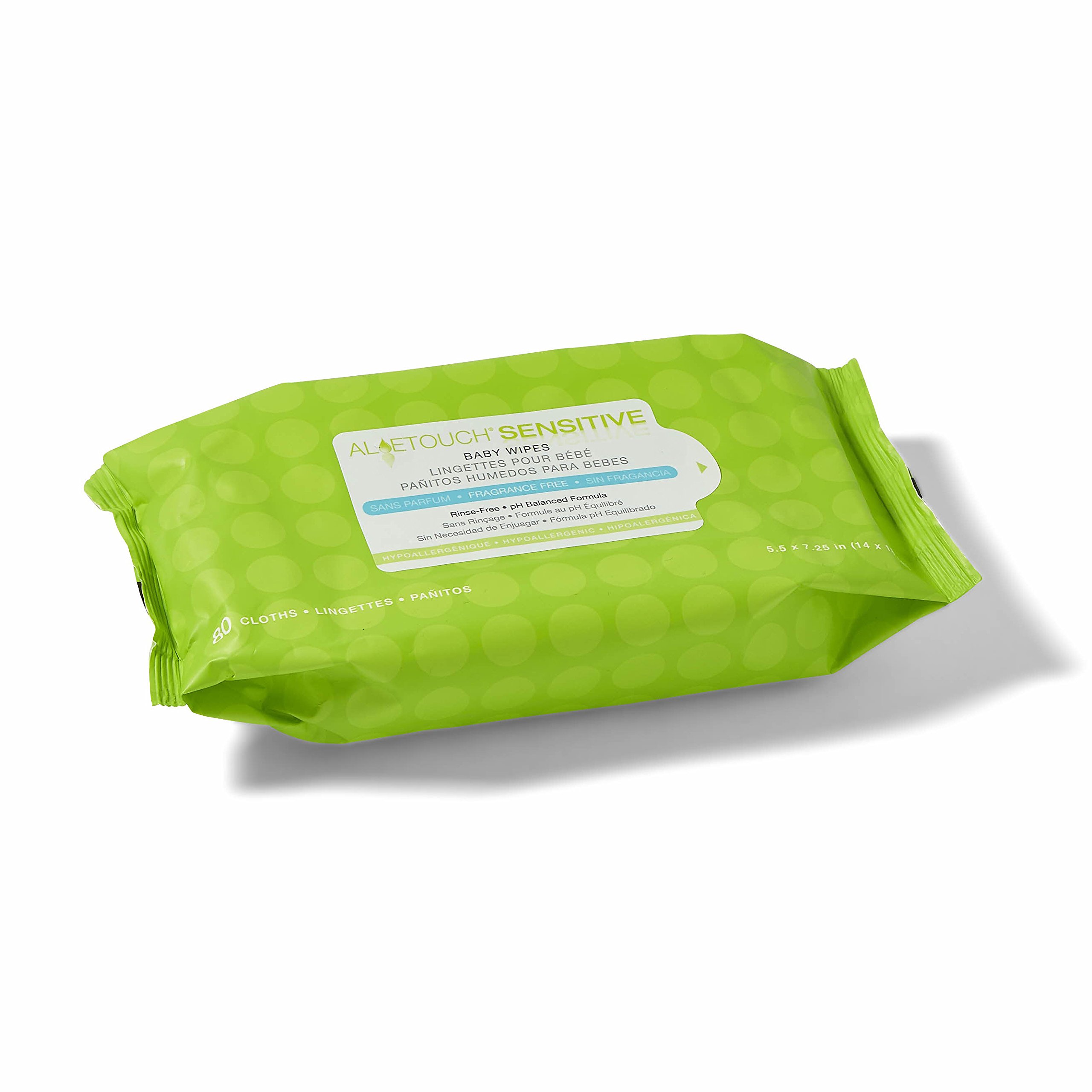 Medline MSC263153 - Toallitas de aloet Sensitive Baby Wipes, Fragrance Free (Pack of 1920)