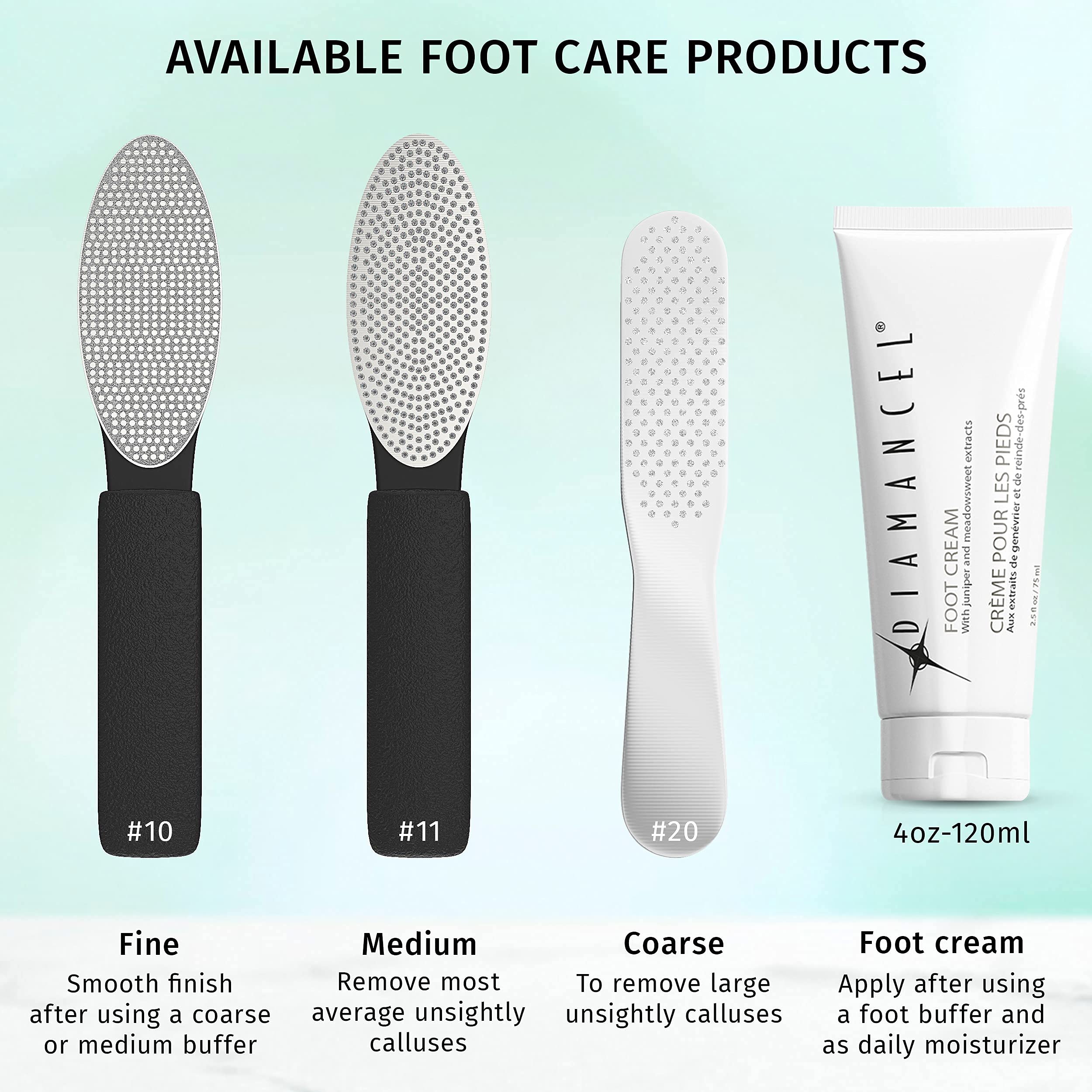 Buy Diamancel Luxury Diamond Foot Buffer 20 Coarse Grit File For