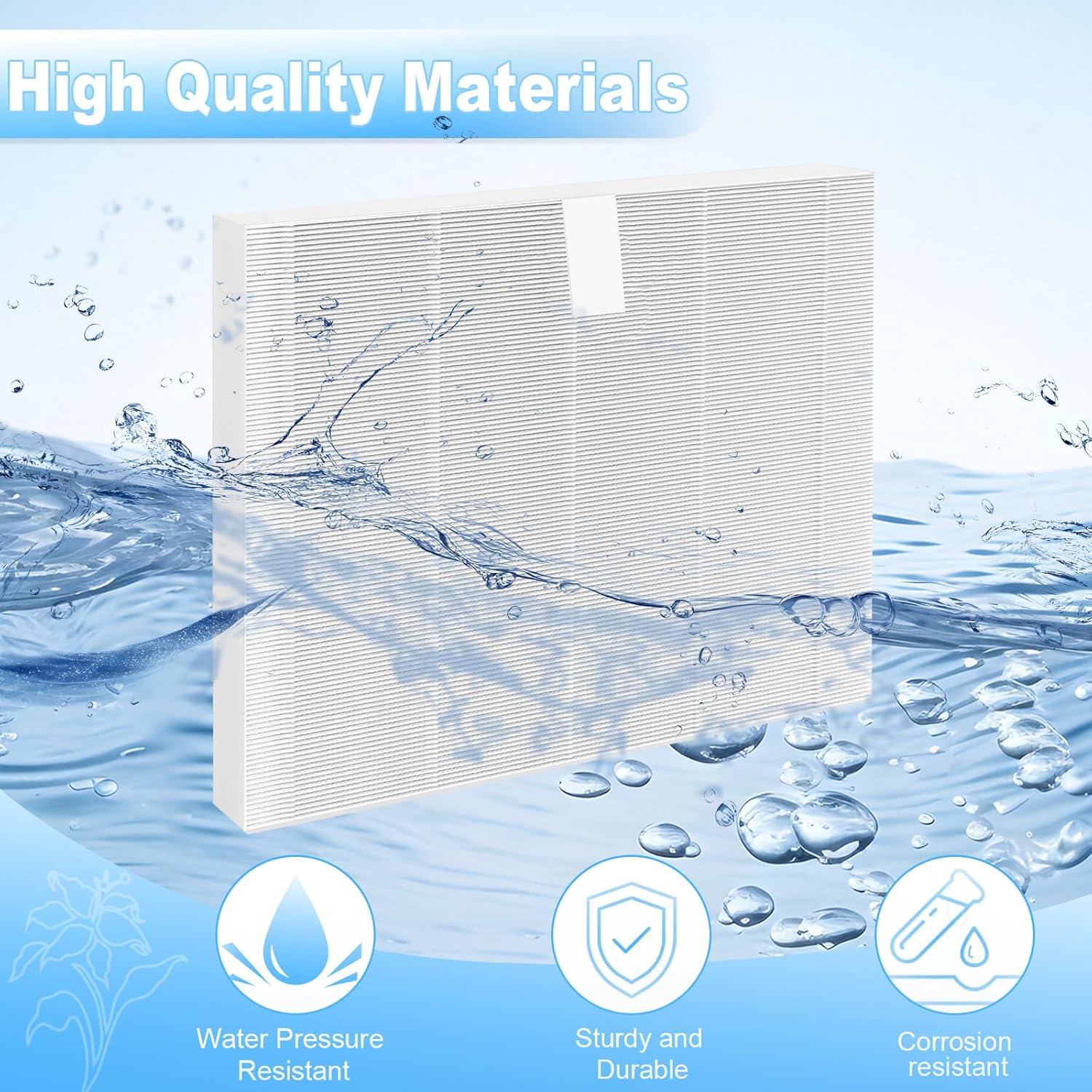 Gekufa 6 Pack 10-00814 Hot Tub Spa Flat Filters Compatible with Bullfrog S200 S150 S180XD M Series (M6-M9) & A Series (A5-A9) Hot Tub Spas 2023+