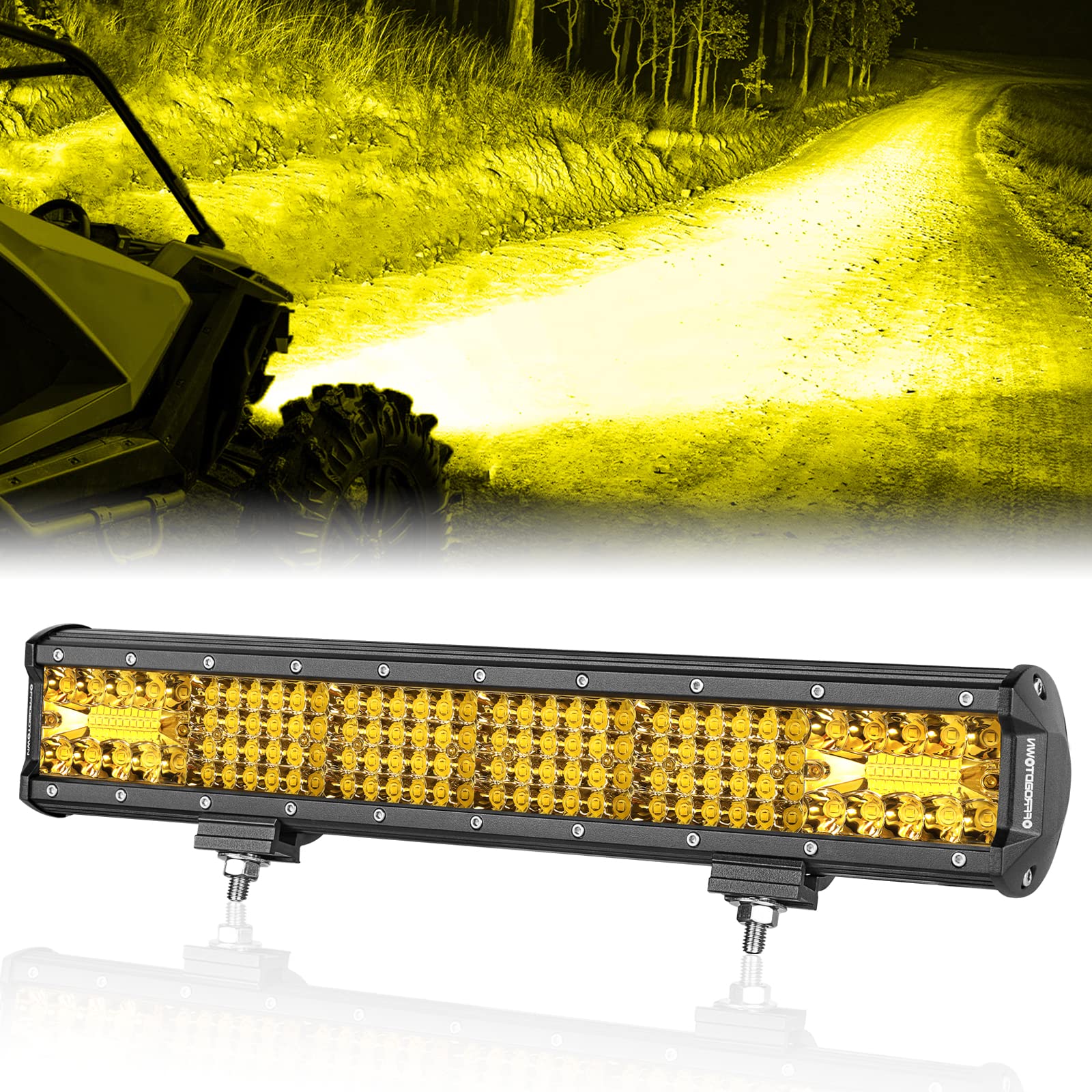 OFFROADTOWN 18inch Amber LED Light Bar