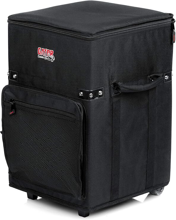 Gator Cases Utility Series Cargo Case with Lift-Out-Tray, Wheels, and Retractable Pull Handle, 13.5 x 12.75 x 14 (GX-20)