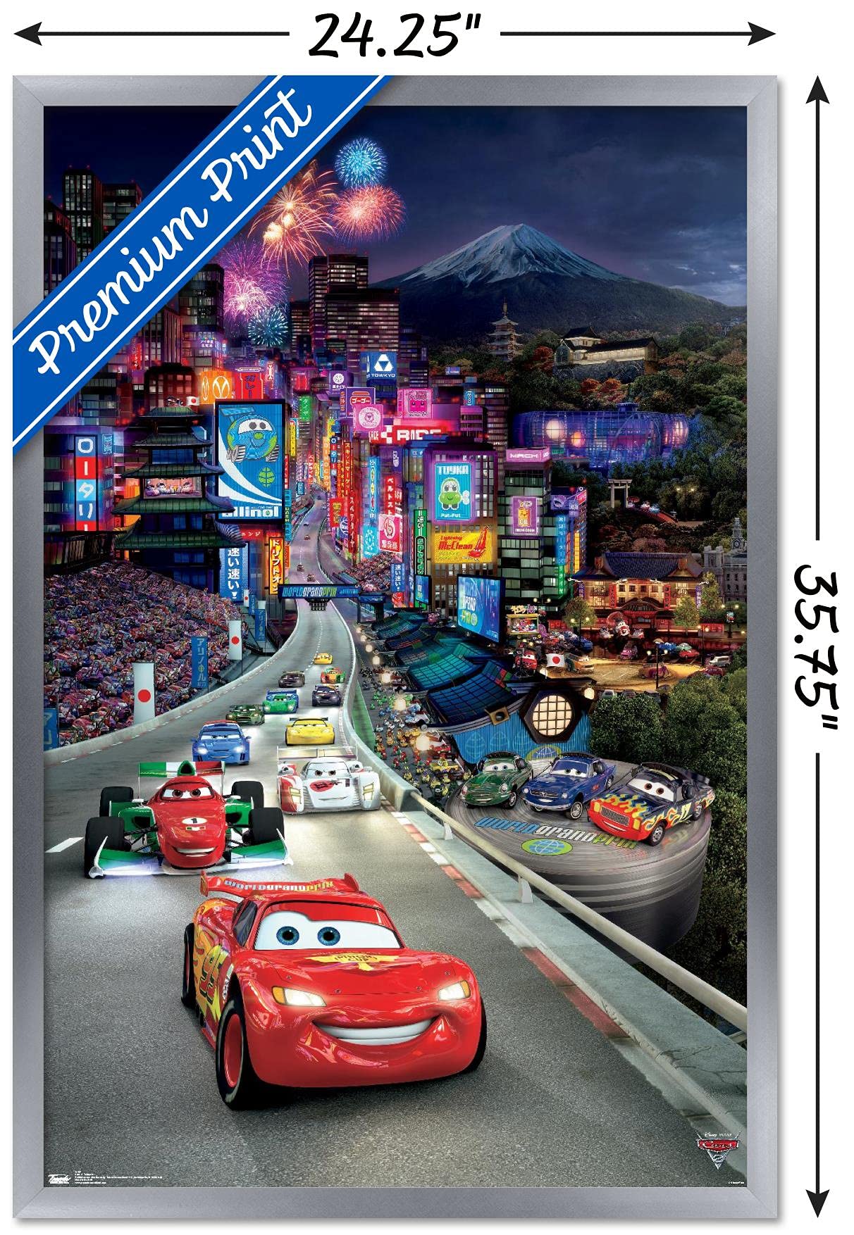 Amazon.com: Trends International Disney Pixar Cars 2 - Triptych 1