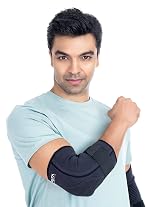 FOVERA Elbow Support Brace with Strap – Adjustable Compression Elbow Binder for Tennis Elbow, Golfer’s Elbow, and Tendonitis Relief – Comfortable Arm Sleeve for Sports and Recovery (Size – S, 1 Unit)