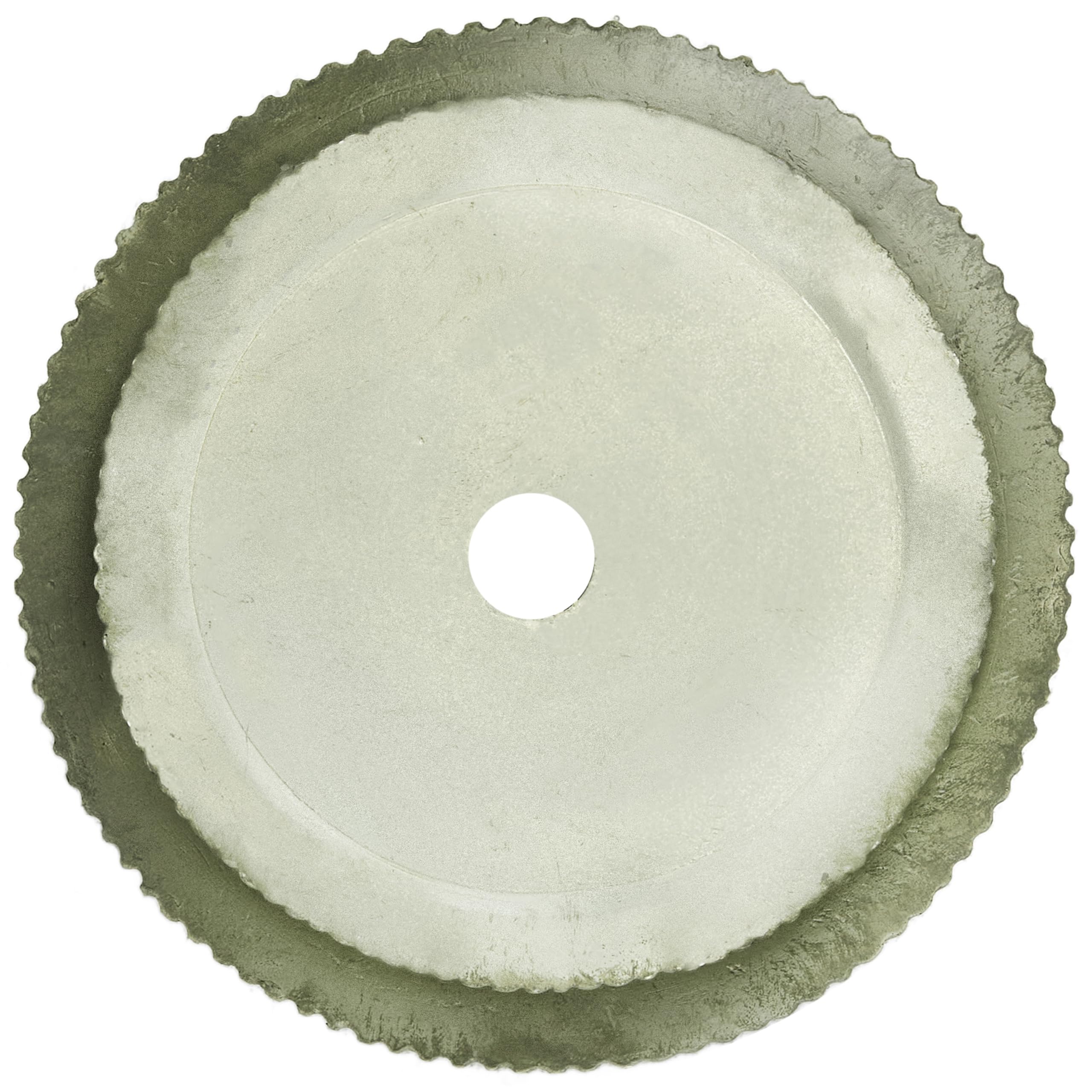 Blumentopf Ton und Glasfaser grün rund ⌀ 30 cm mit Rillen modern Daria