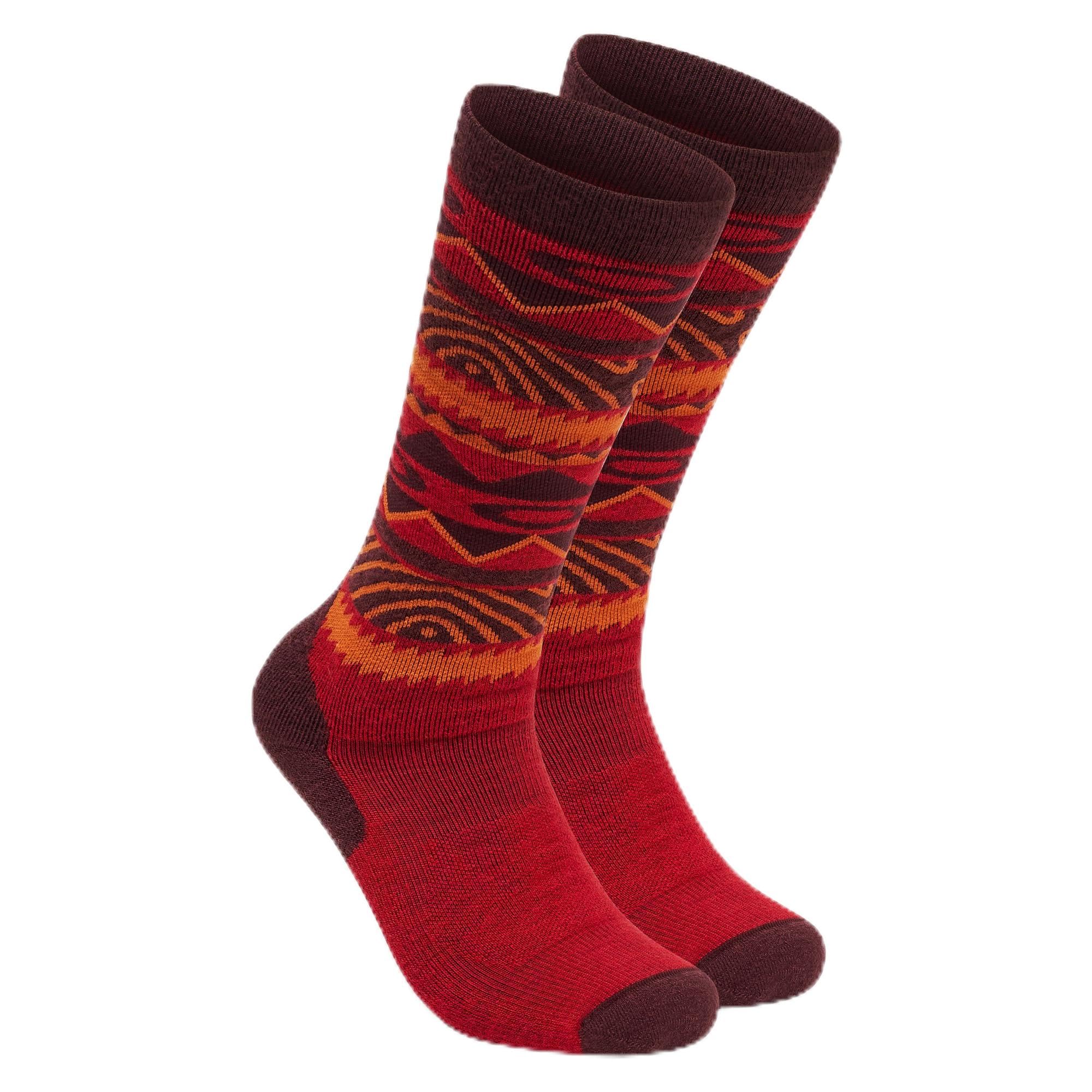 Oakley Men's Grenache Norway Pattern Wanderlust Performance Socks 2.0, Large