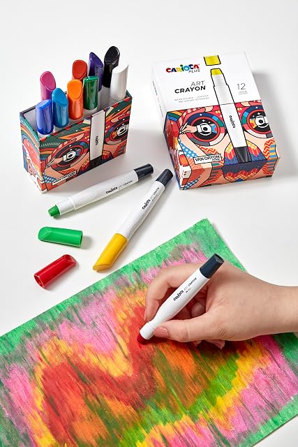 Foto 5 de 6 de Carioca Plus - Set 12 Ceras Acuarelables Art Crayons Profesionales